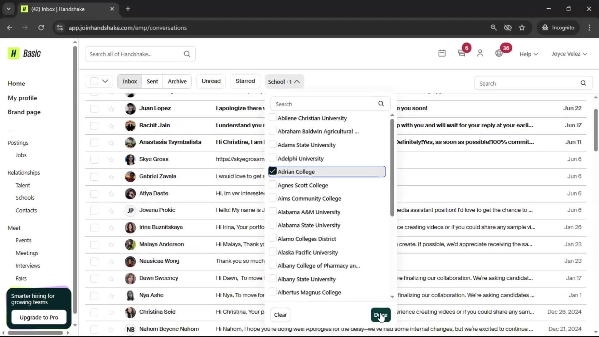 General browsing screenshot