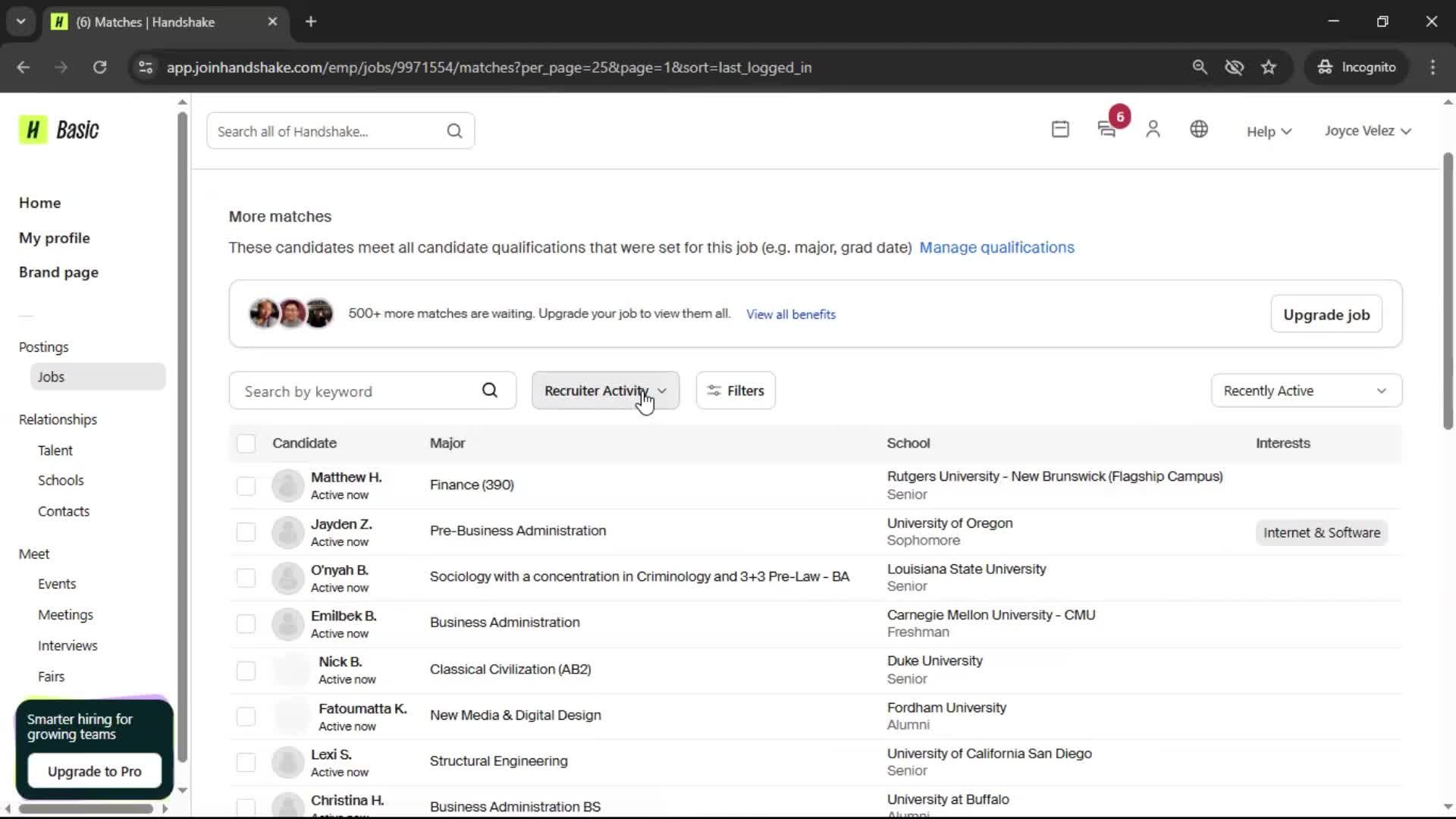 General browsing screenshot