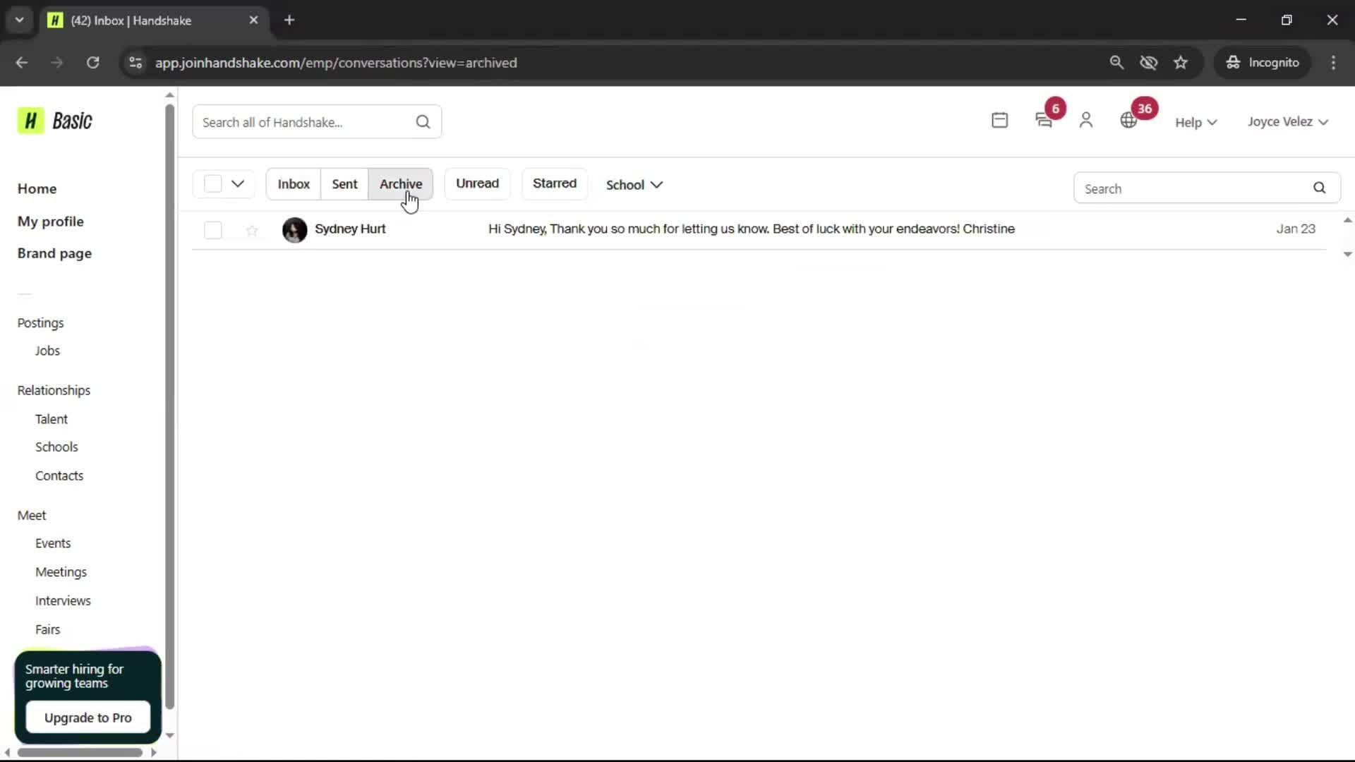 General browsing screenshot