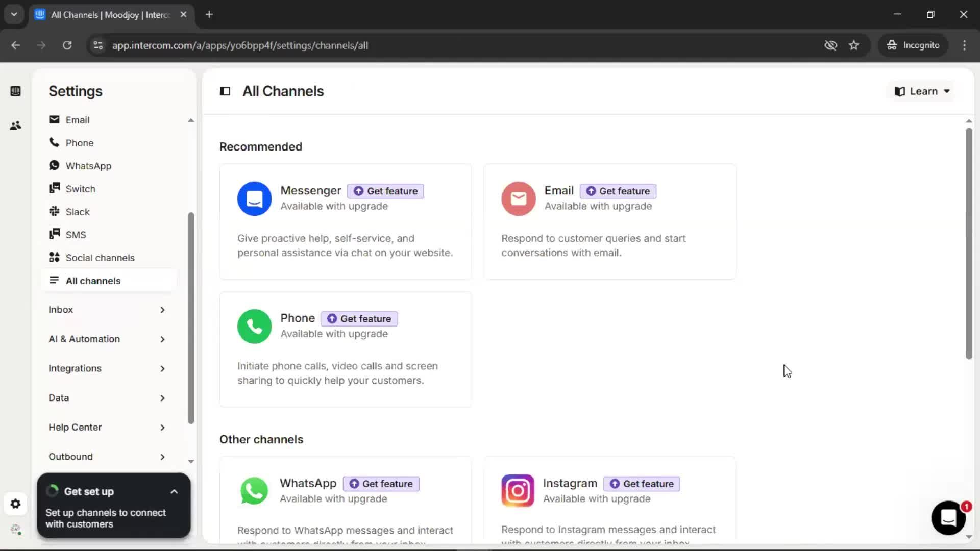 General browsing screenshot