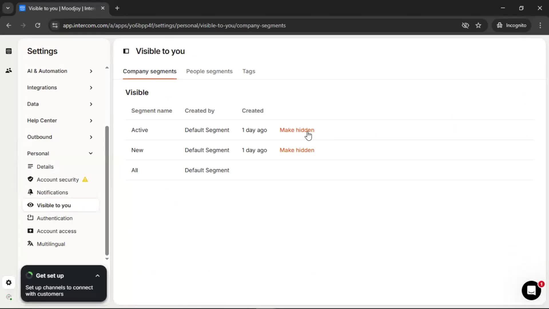 General browsing screenshot