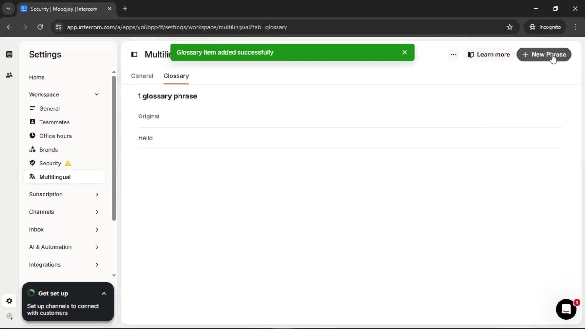 General browsing screenshot