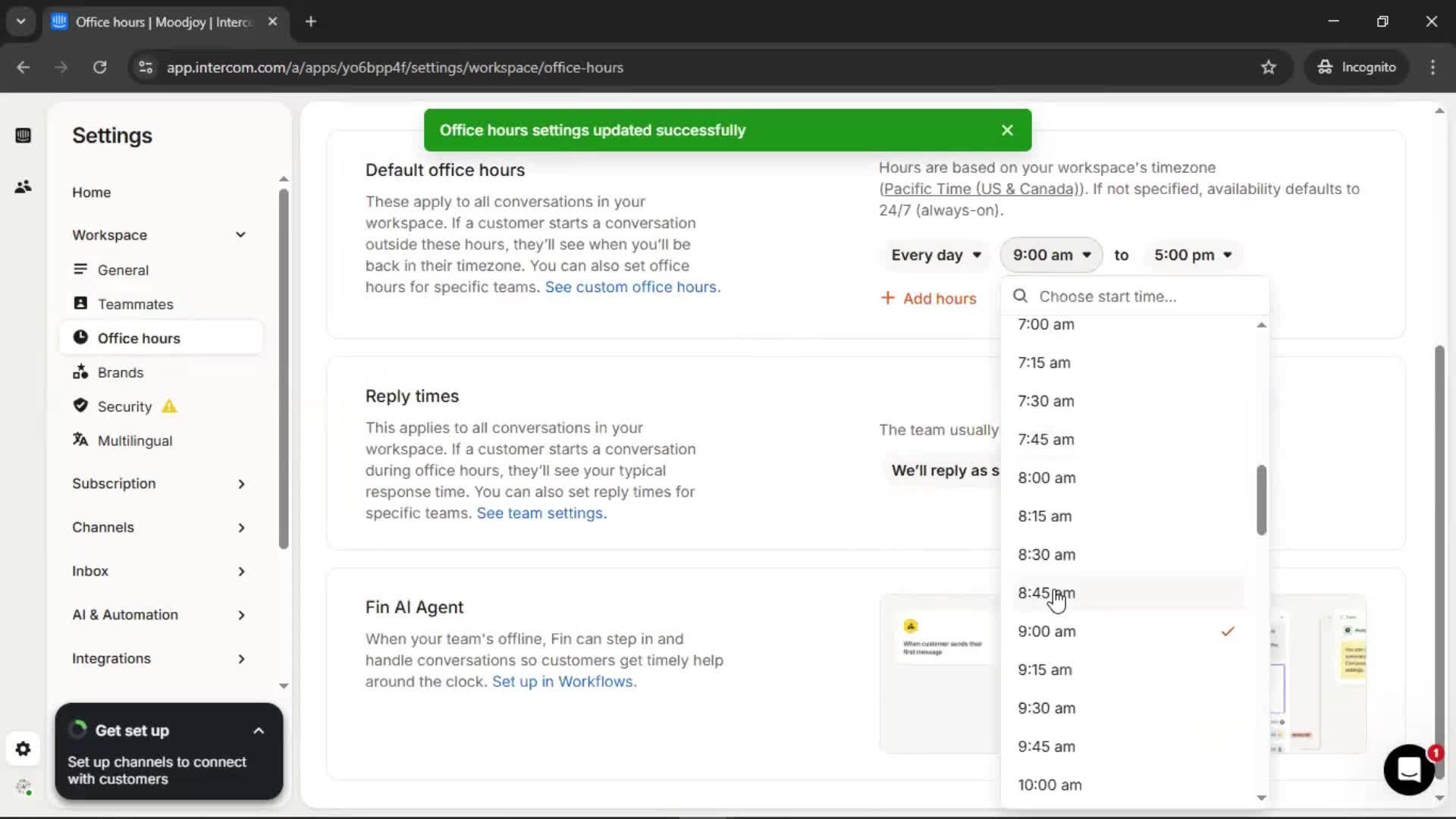 General browsing screenshot