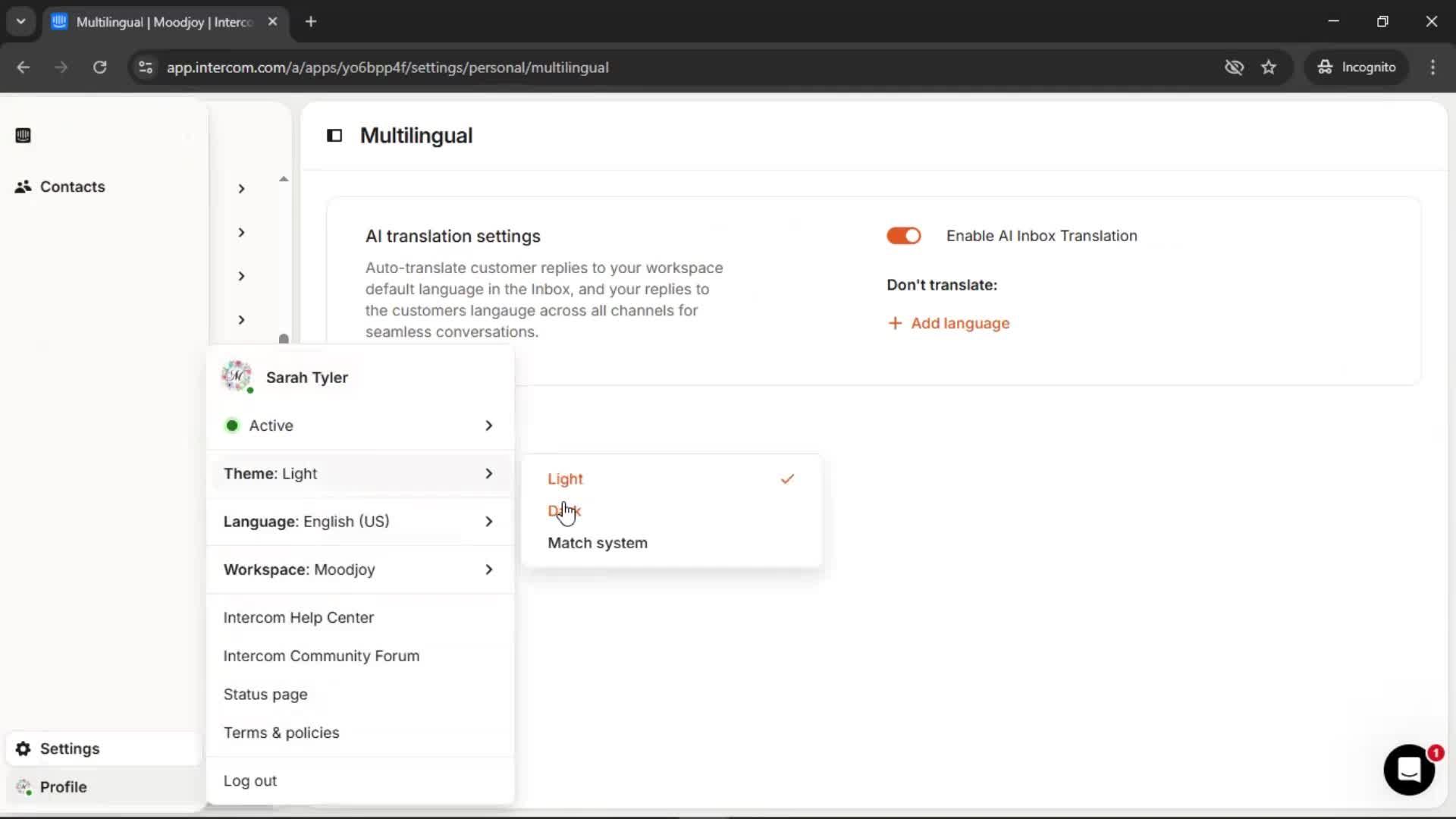 General browsing screenshot