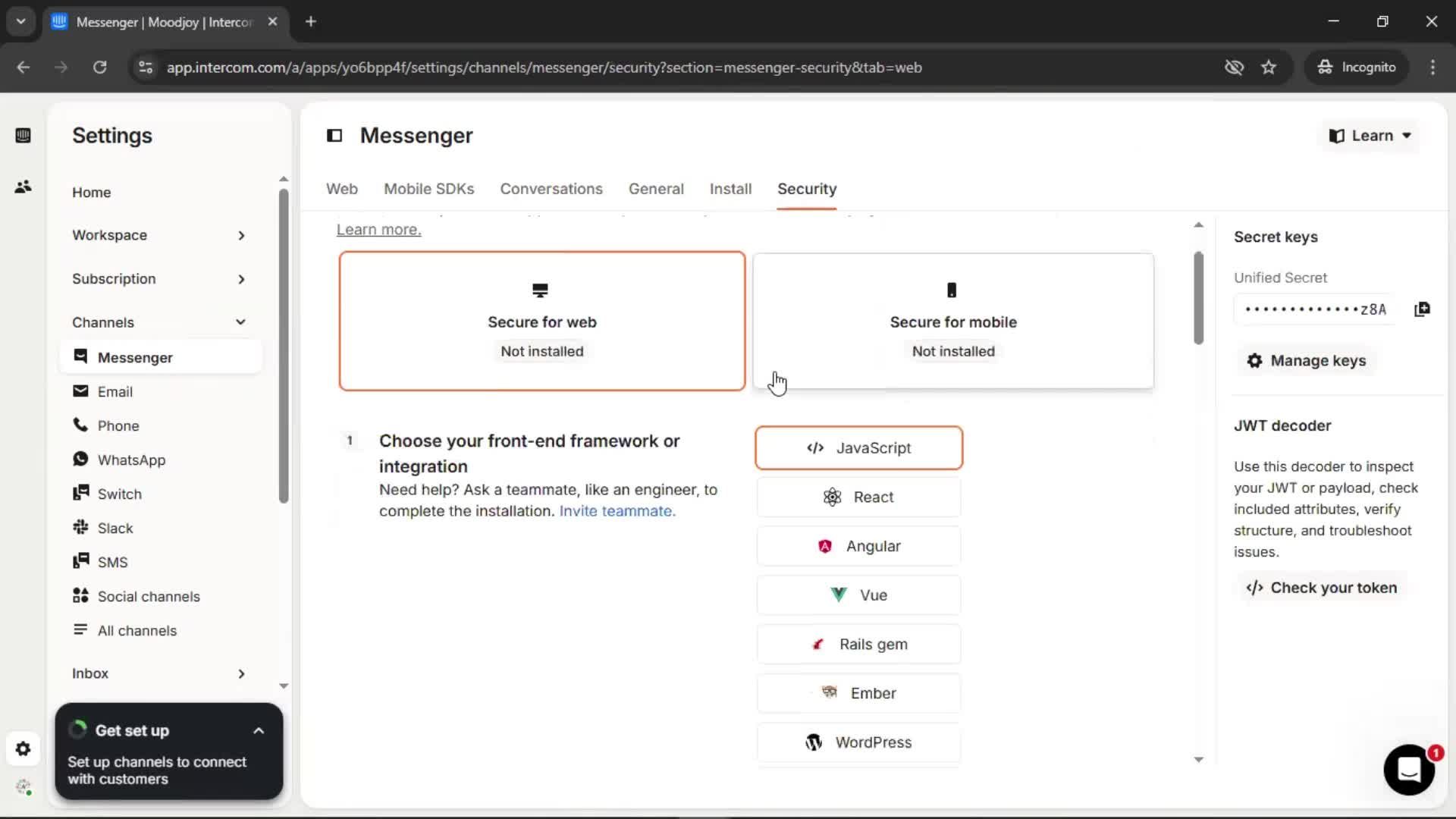 General browsing screenshot