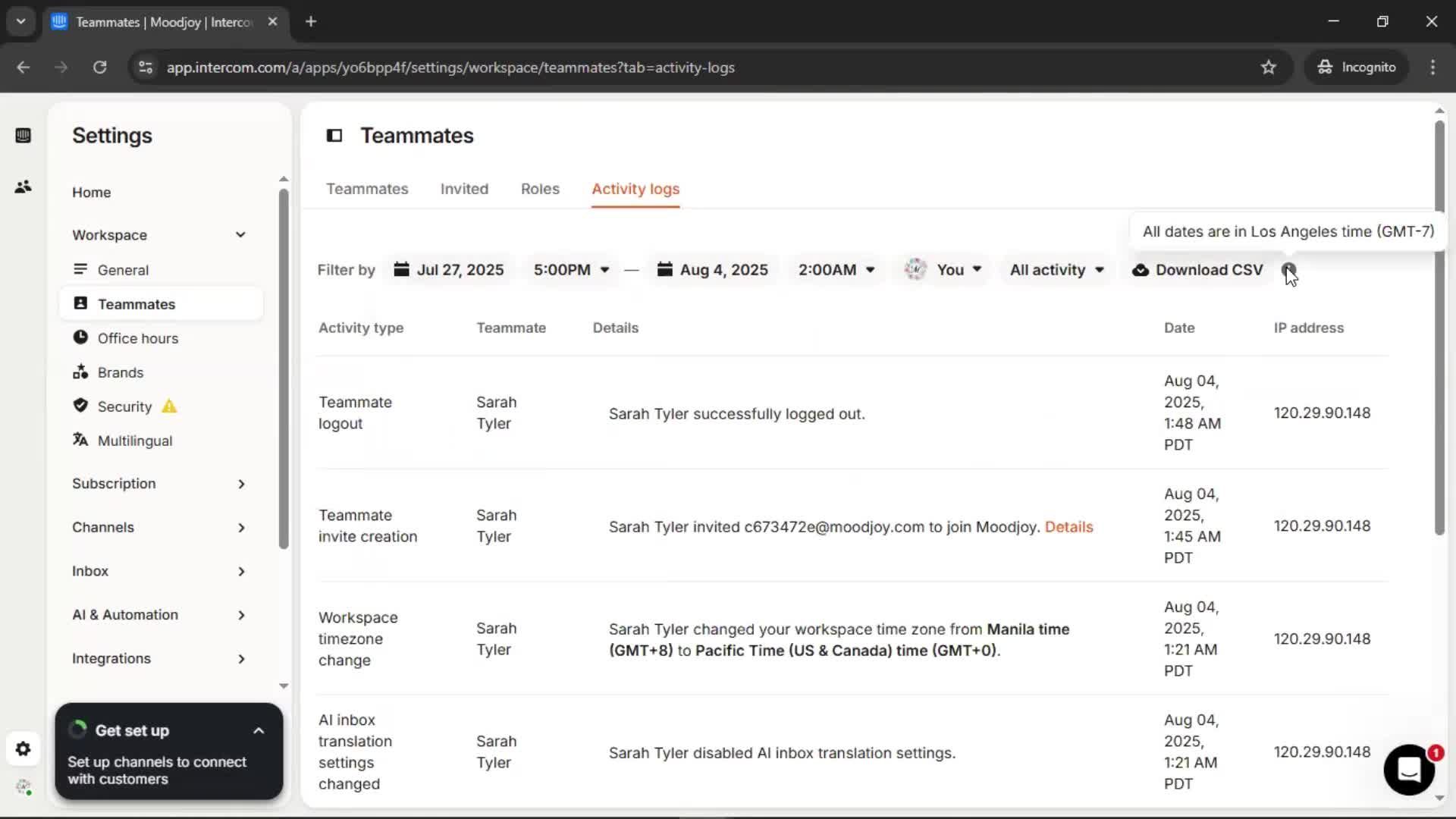 General browsing screenshot