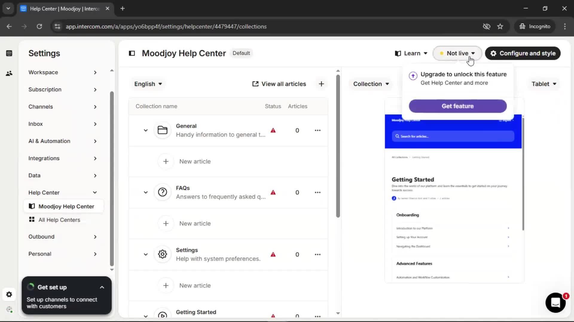 General browsing screenshot