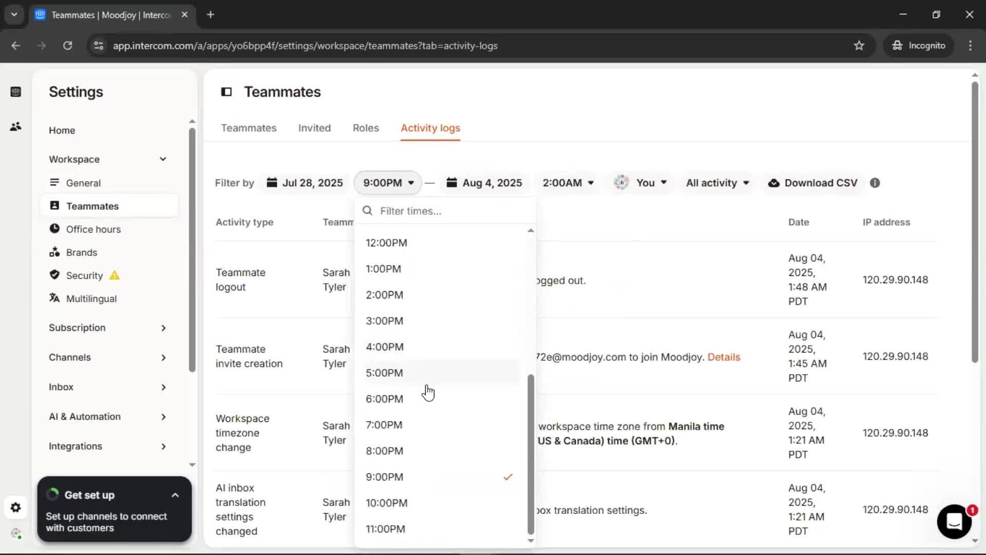 General browsing screenshot