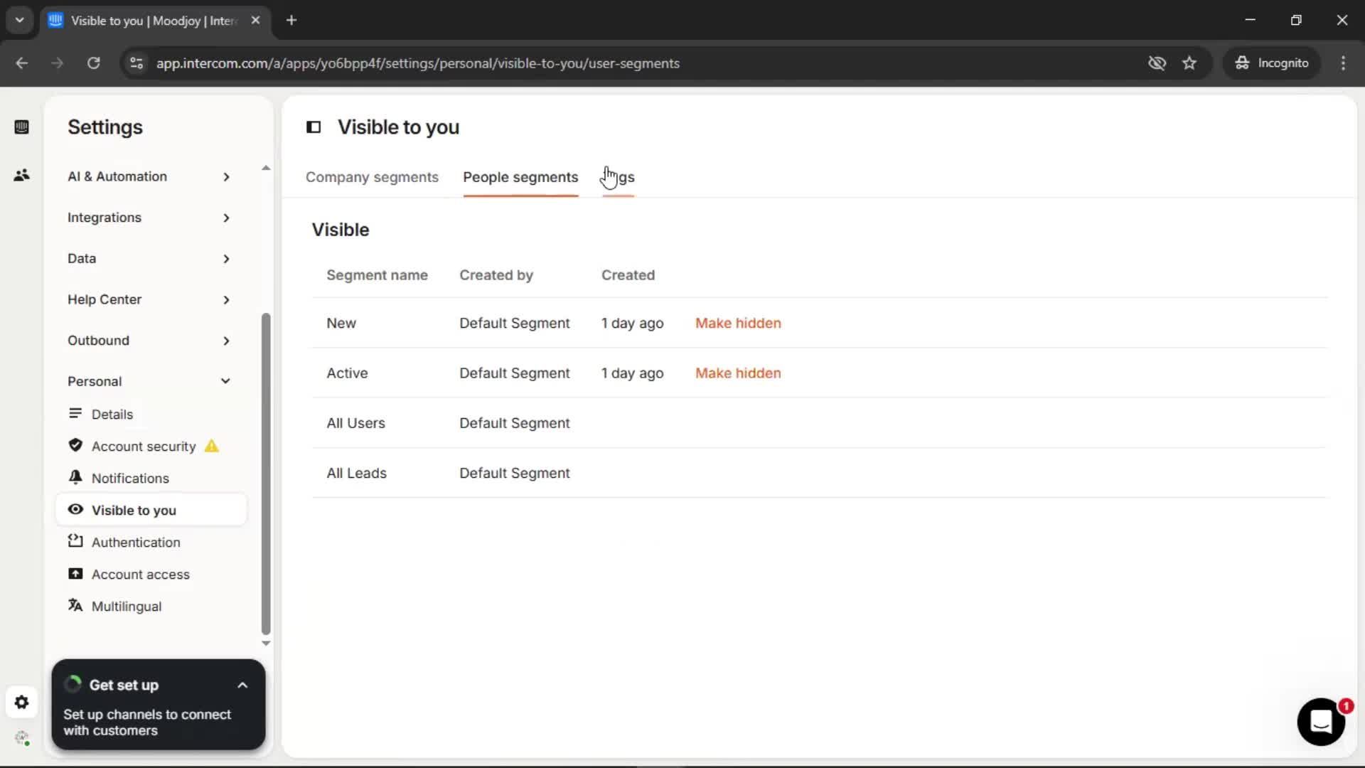 General browsing screenshot