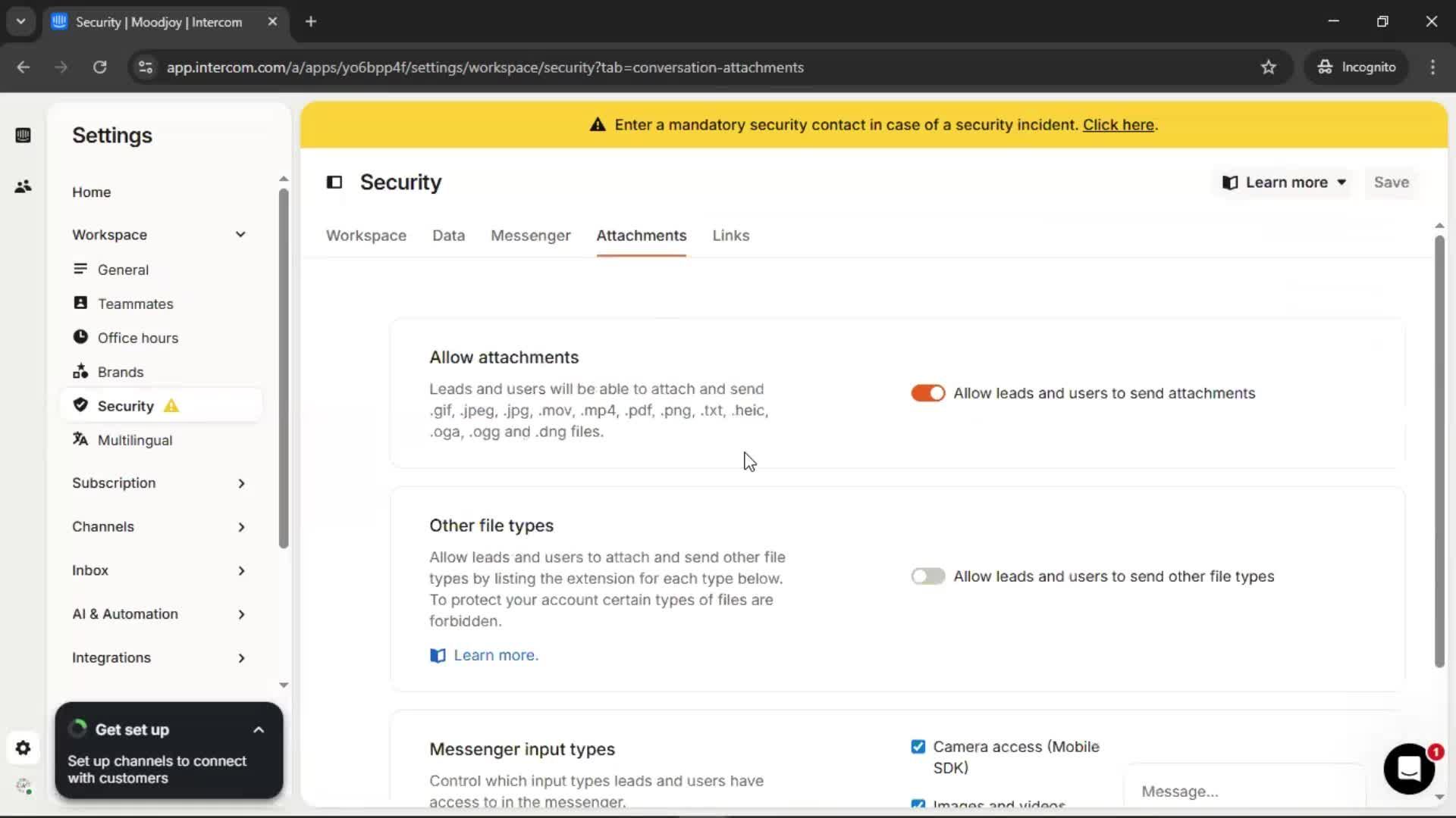 General browsing screenshot
