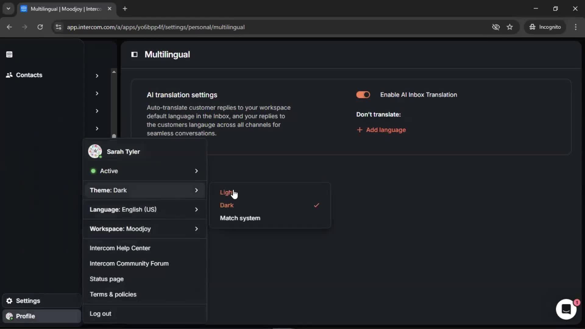 General browsing screenshot
