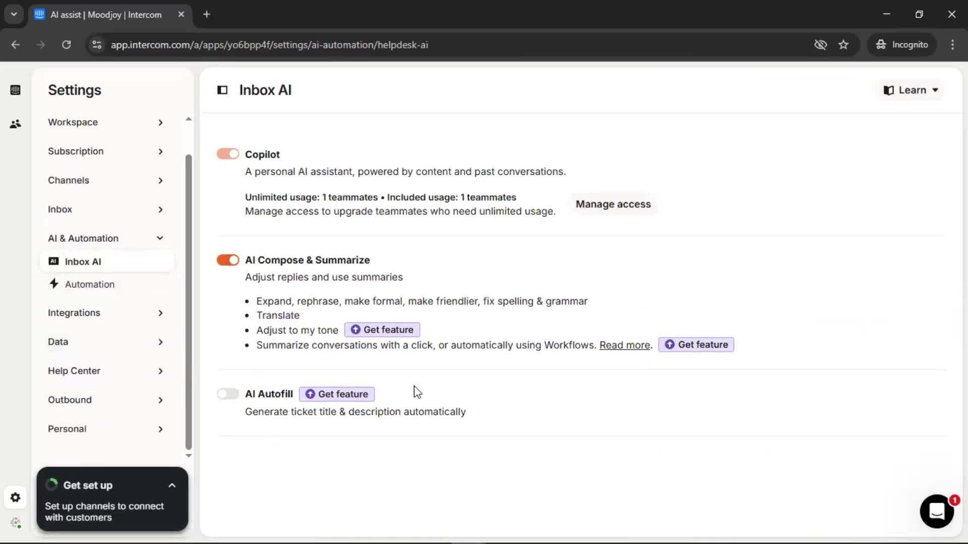 General browsing screenshot