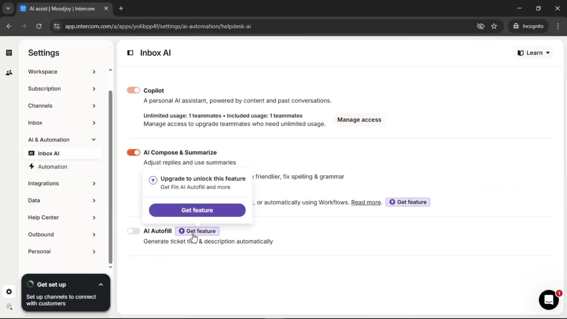 General browsing screenshot