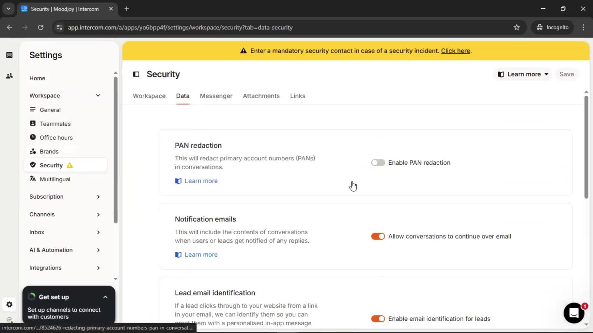 General browsing screenshot