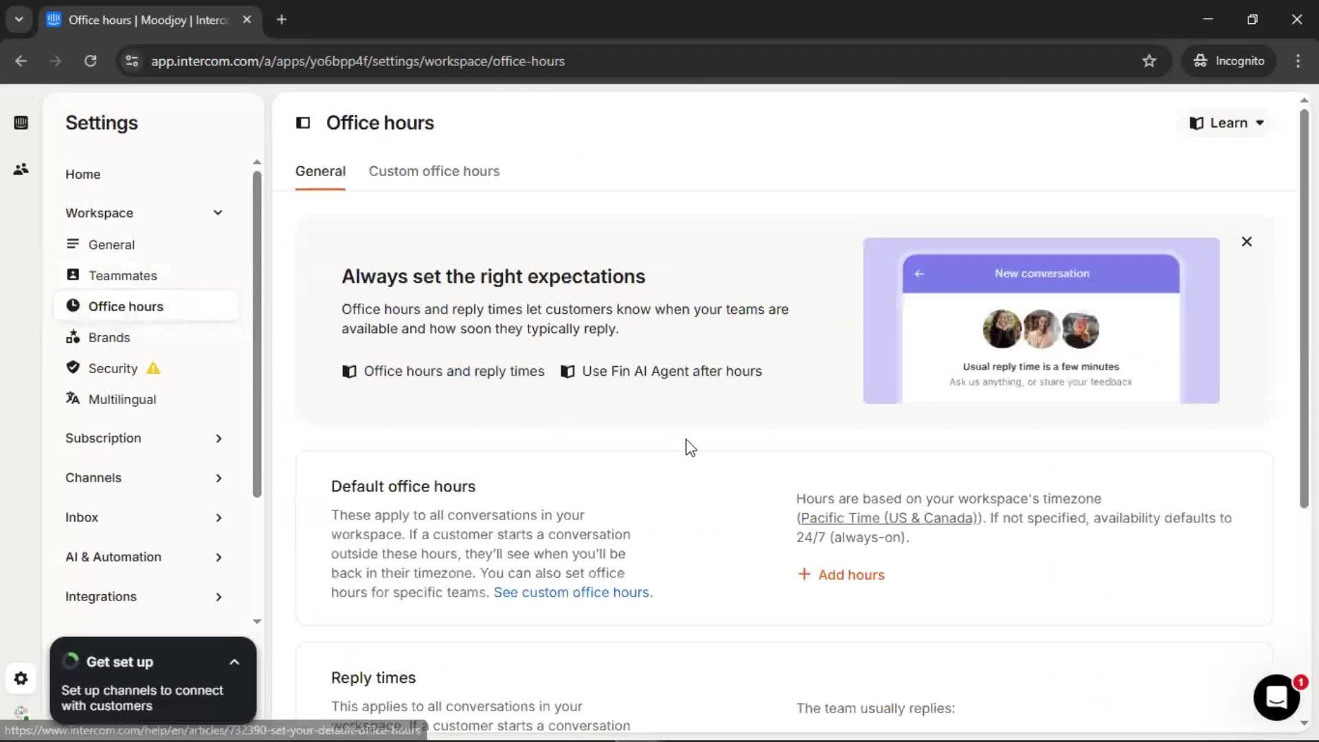 General browsing screenshot