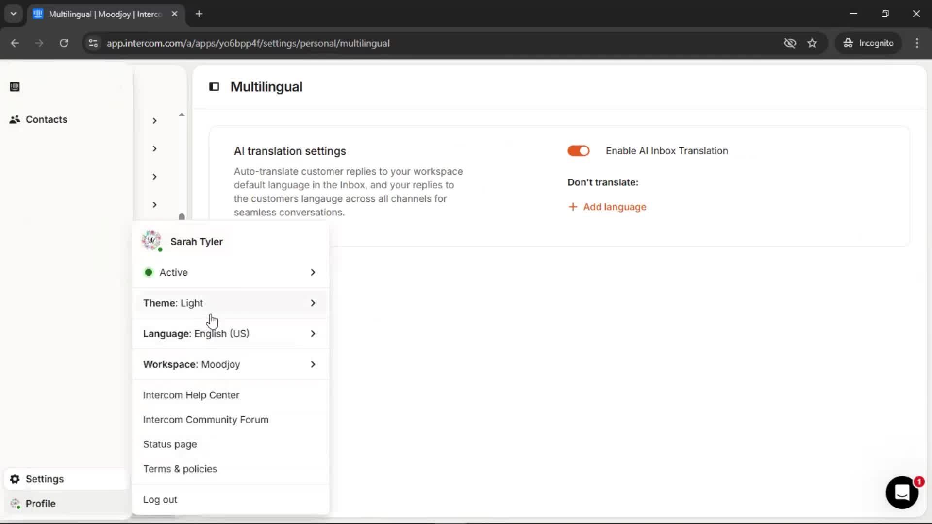 General browsing screenshot