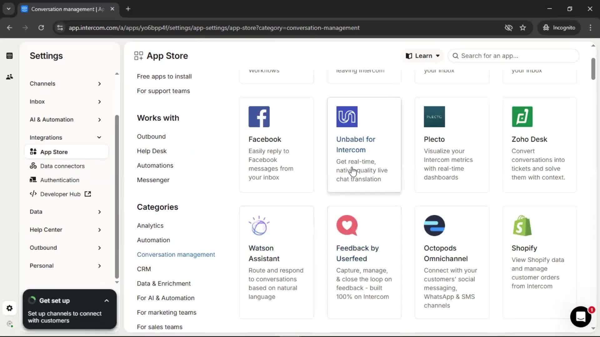 General browsing screenshot