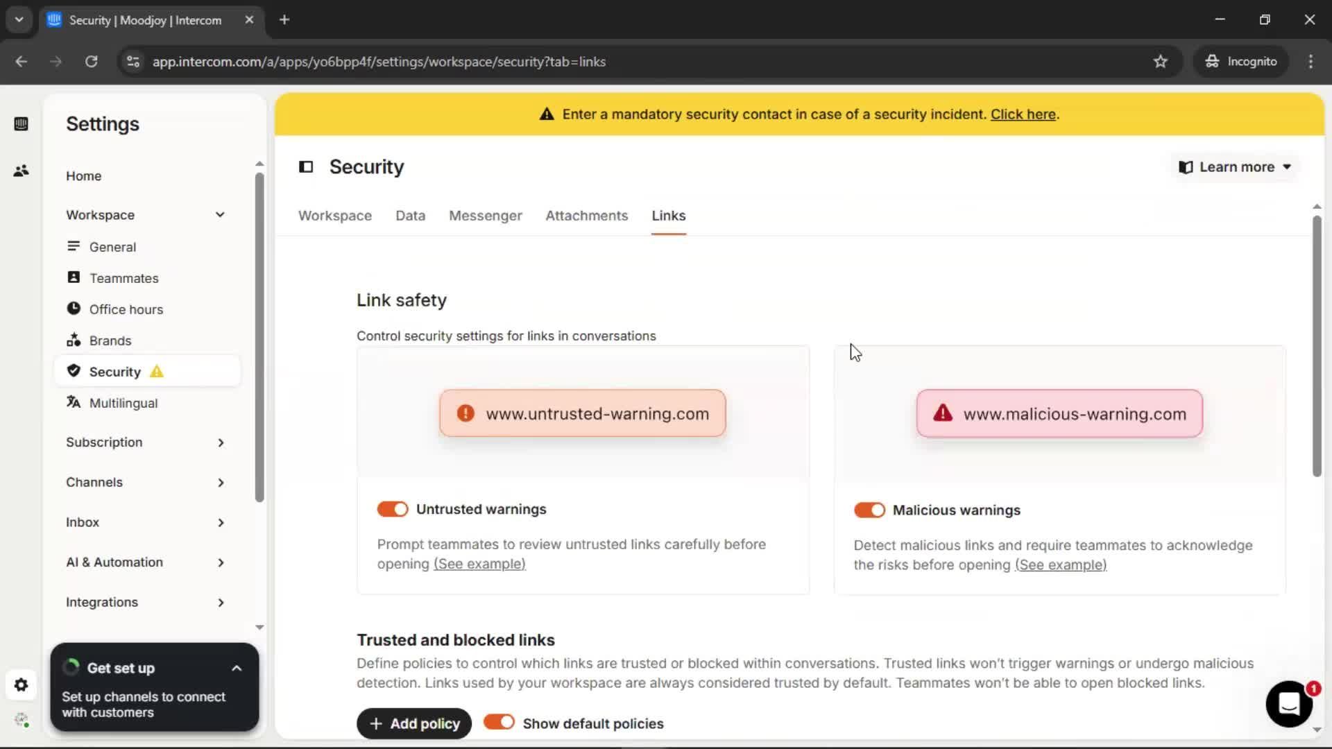 General browsing screenshot