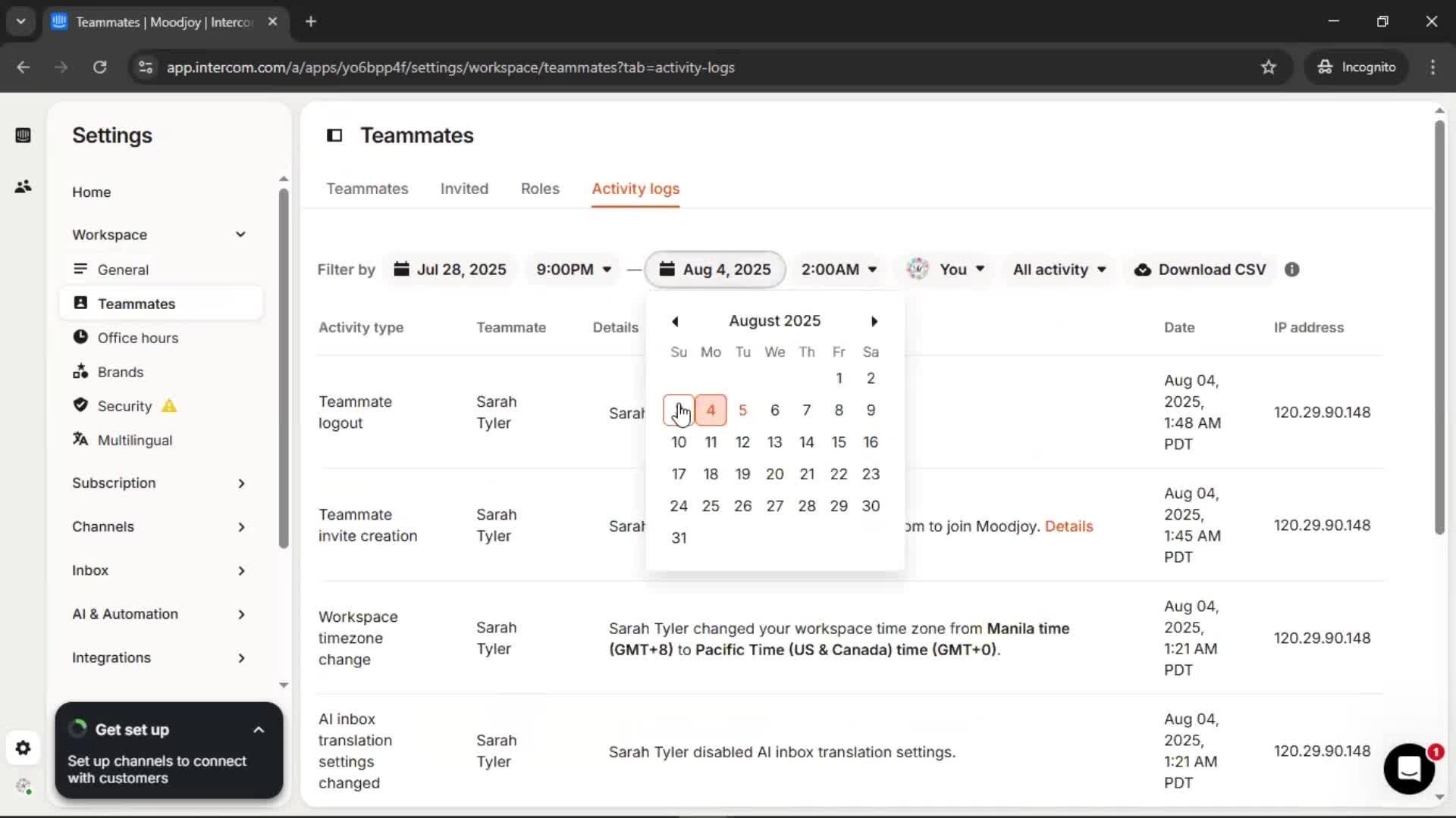 General browsing screenshot
