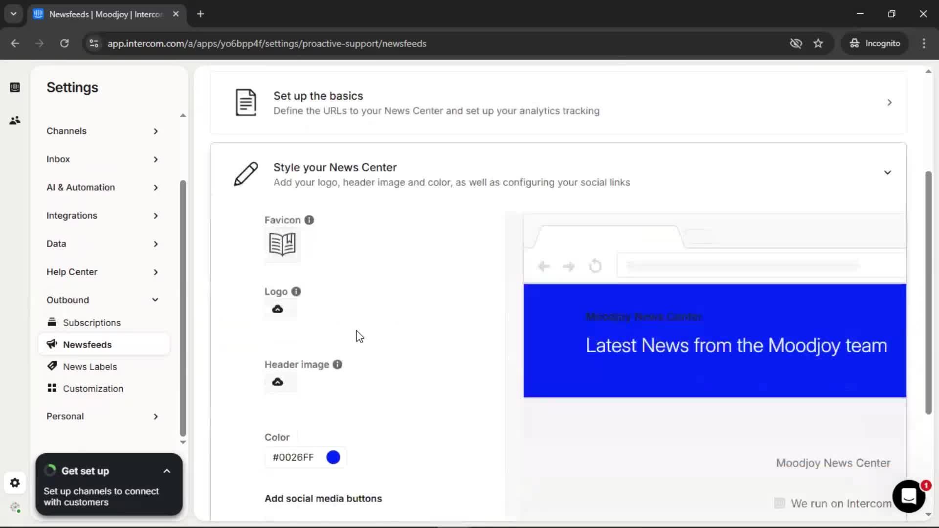 General browsing screenshot