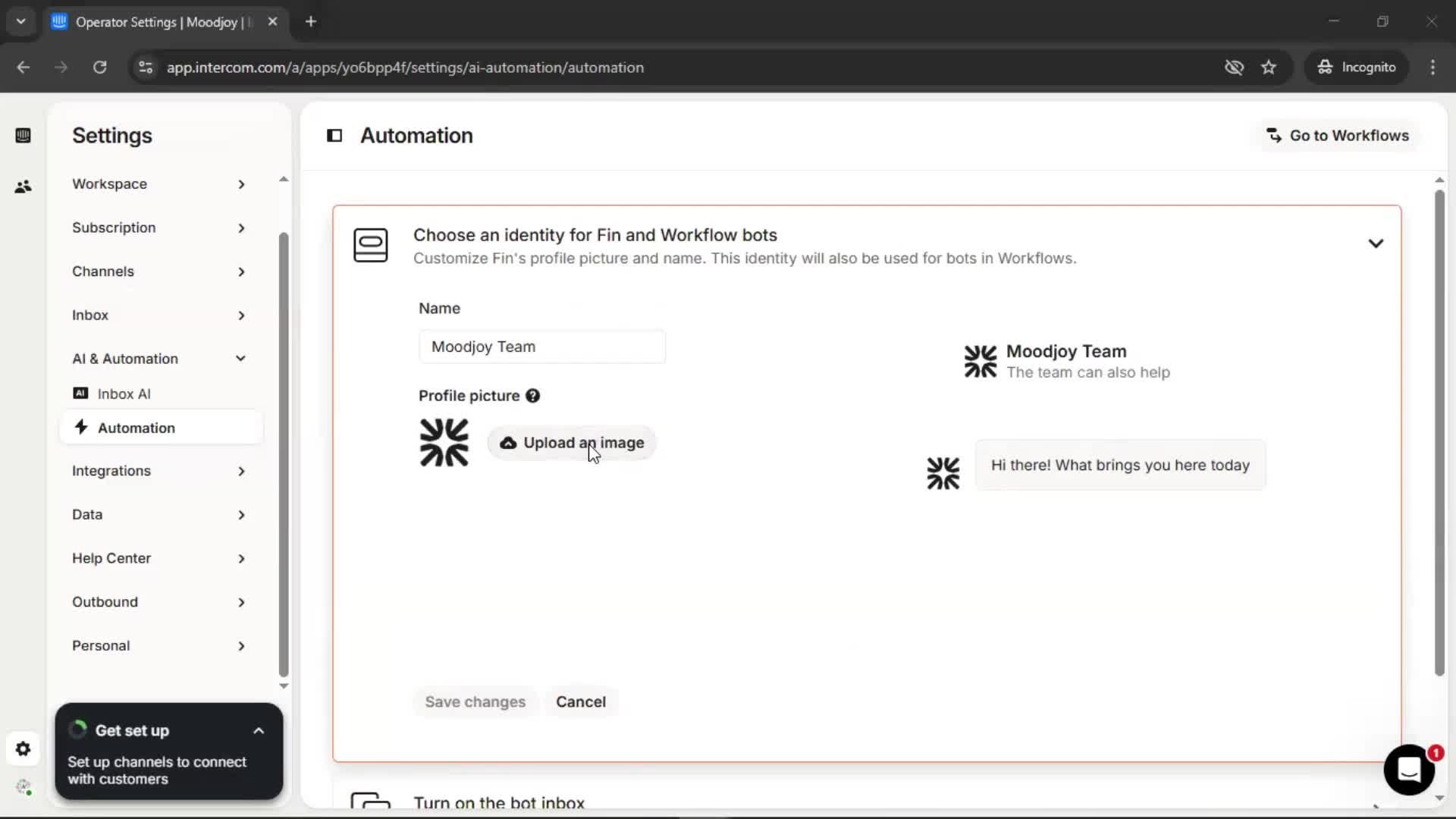 General browsing screenshot