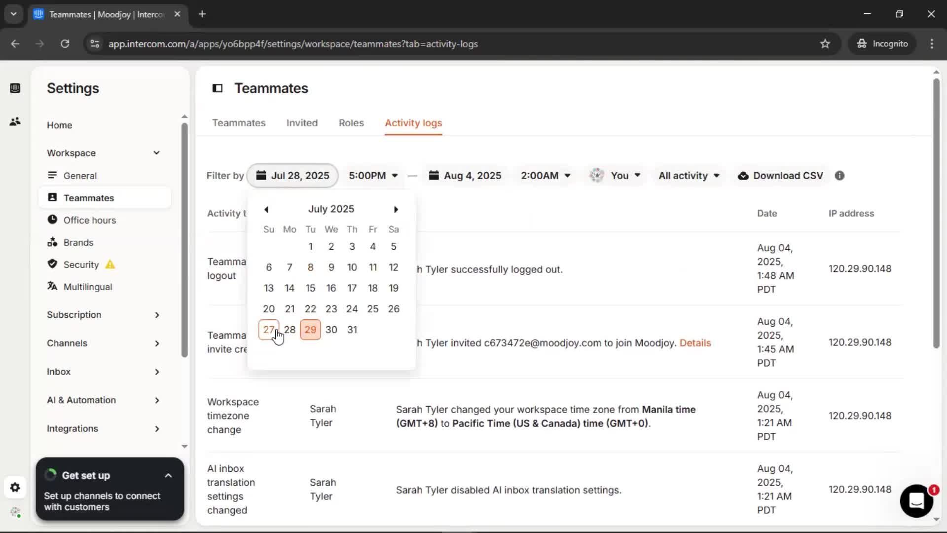 General browsing screenshot