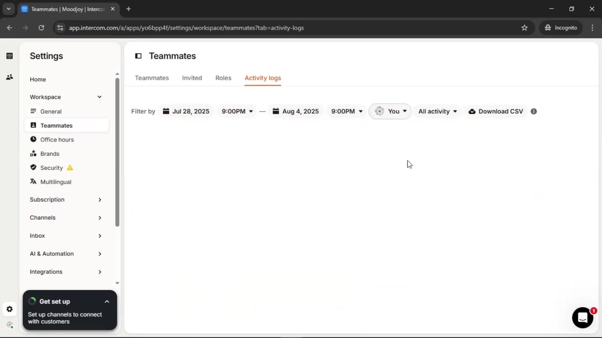 General browsing screenshot
