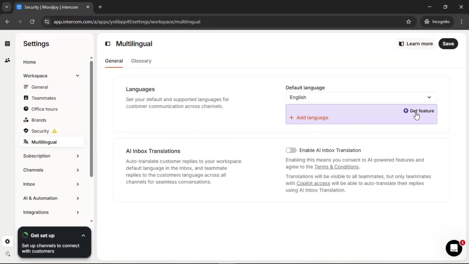 General browsing screenshot