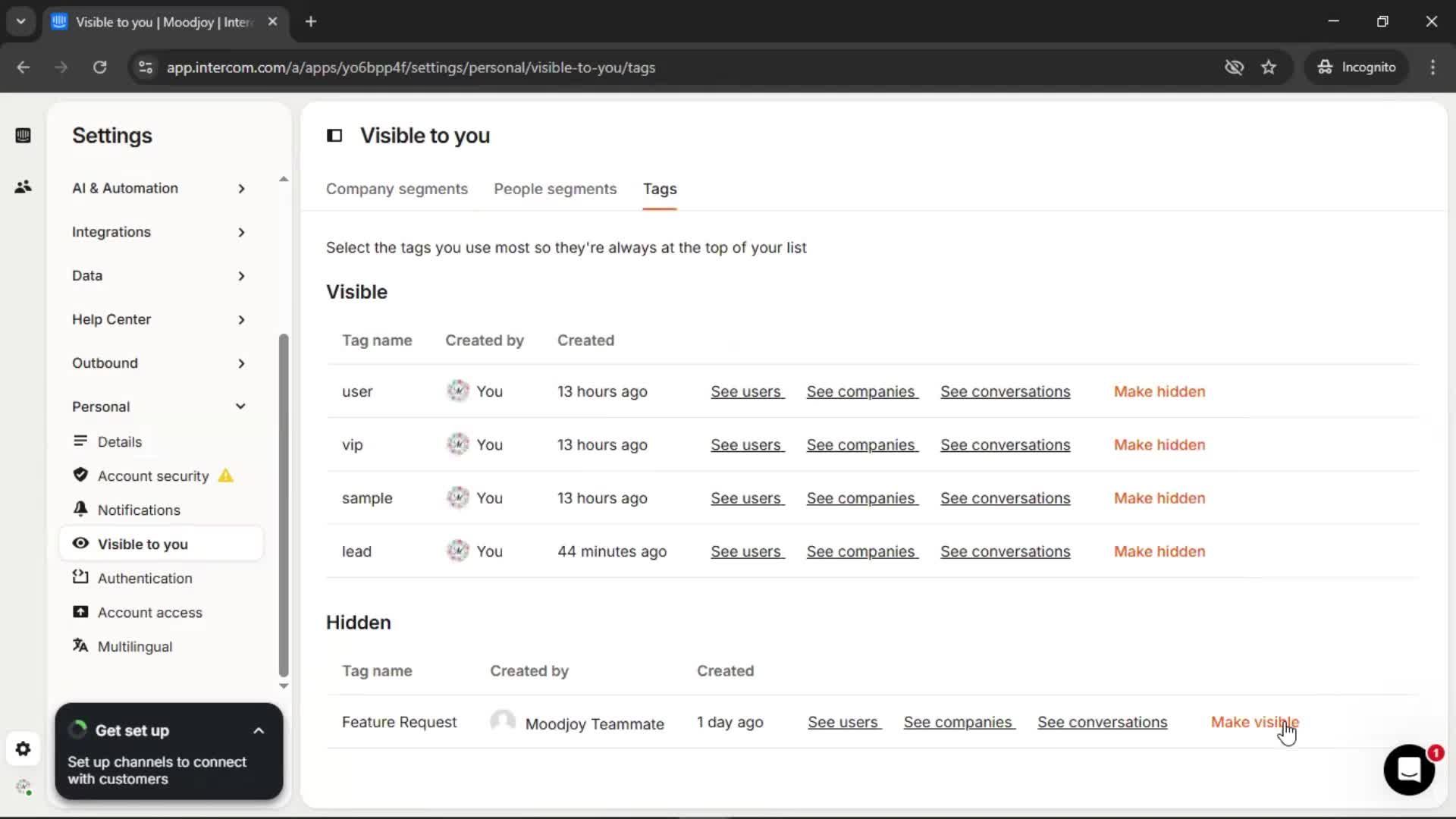 General browsing screenshot