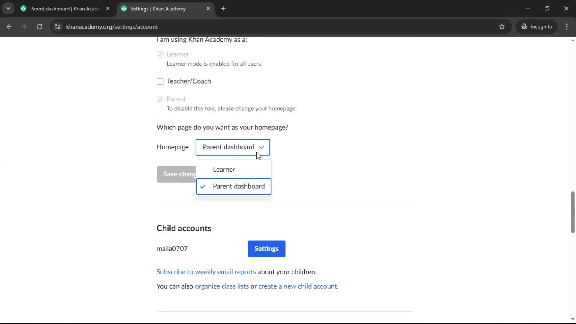 General browsing screenshot