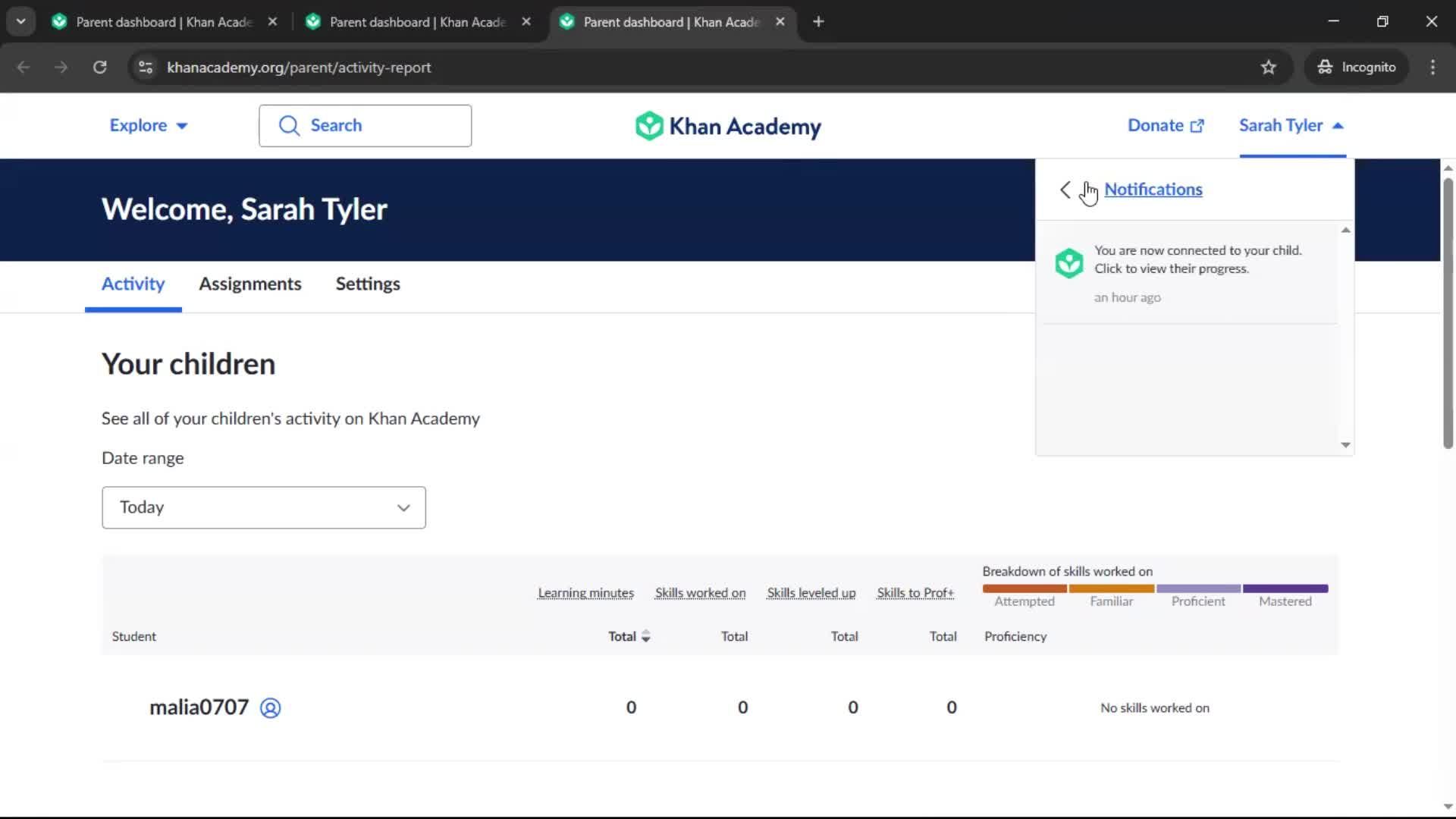 General browsing screenshot