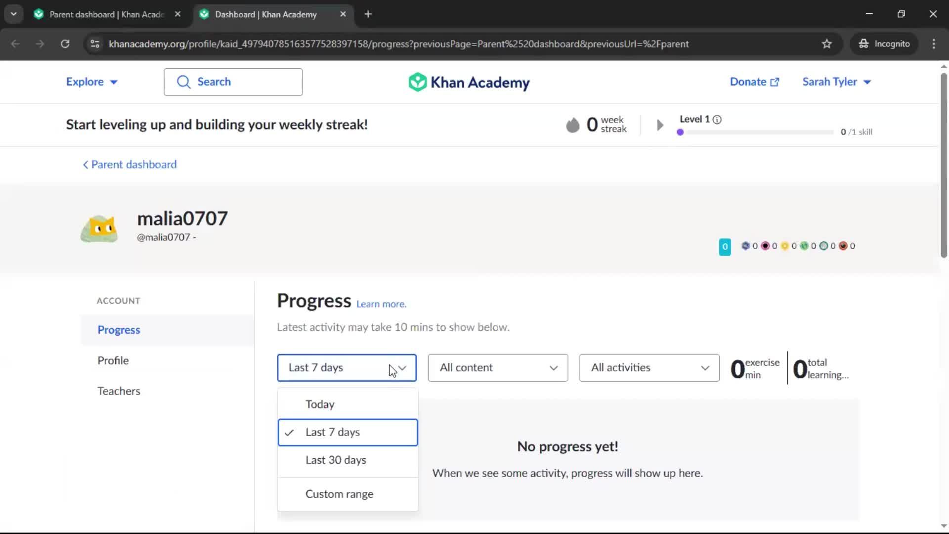 General browsing screenshot