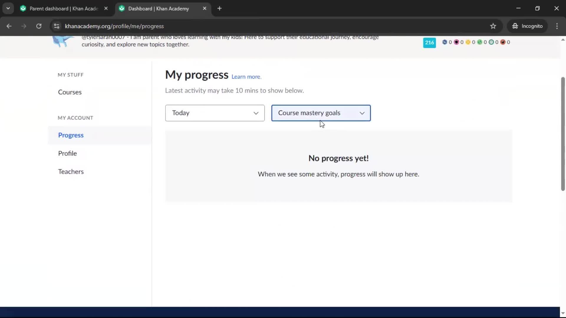 General browsing screenshot