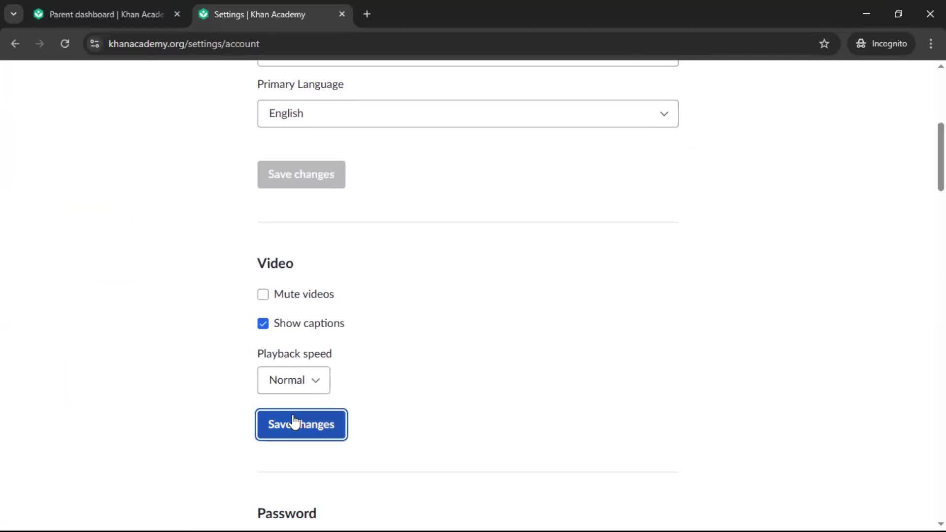 General browsing screenshot