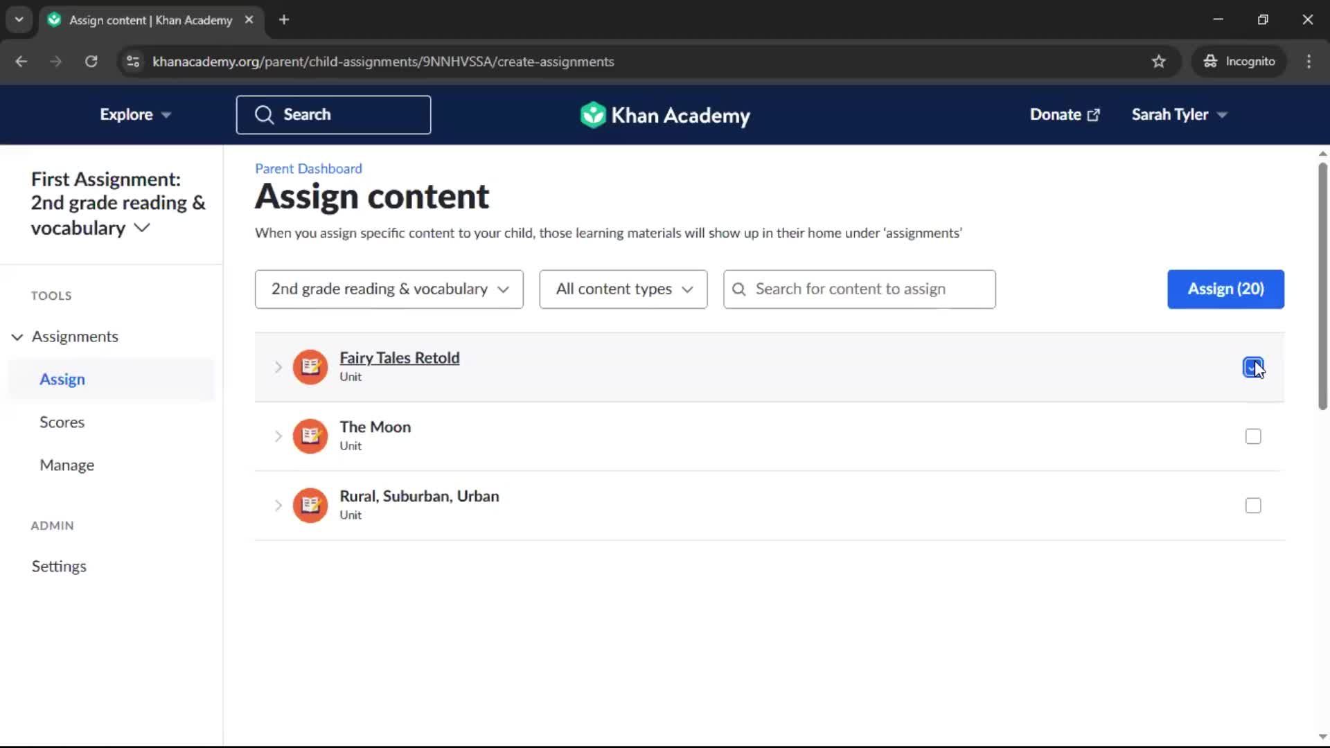 General browsing screenshot