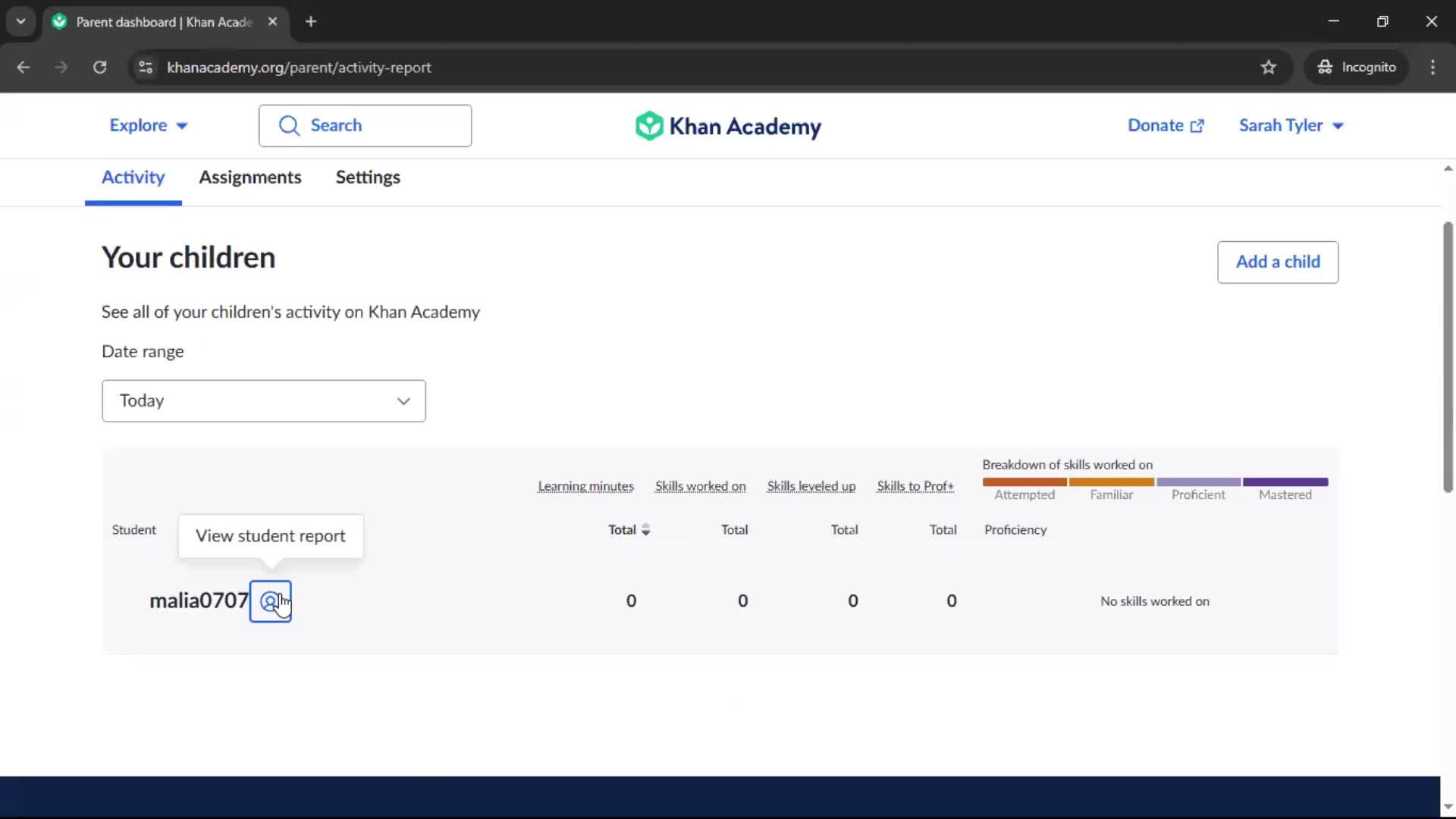 General browsing screenshot