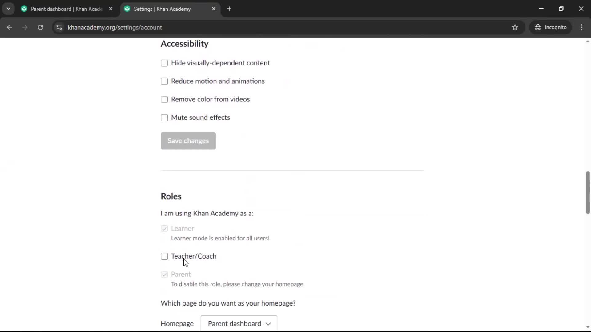 General browsing screenshot