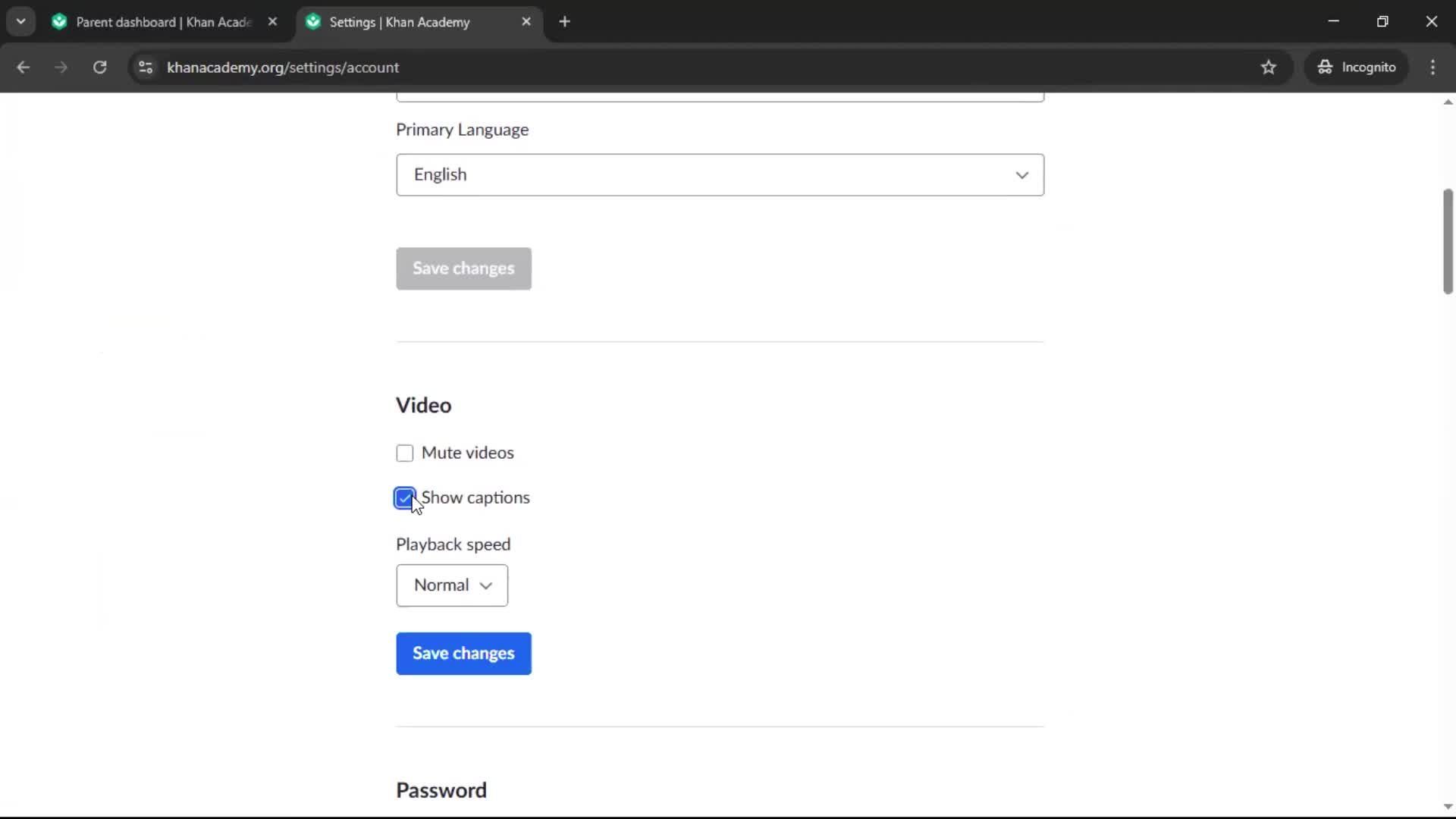 General browsing screenshot