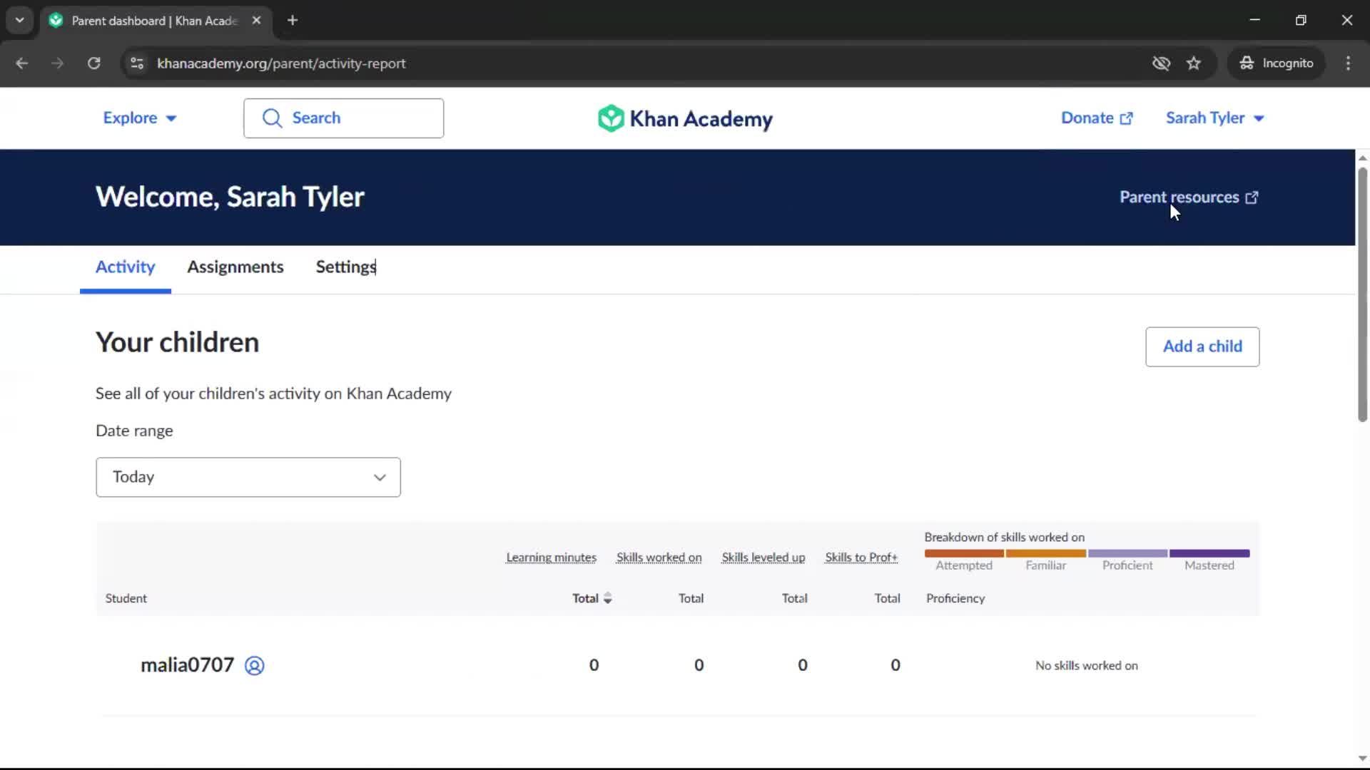 General browsing screenshot