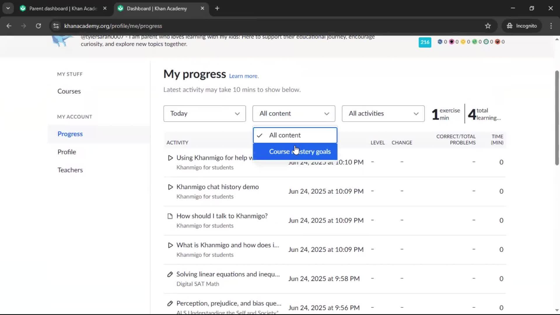 General browsing screenshot