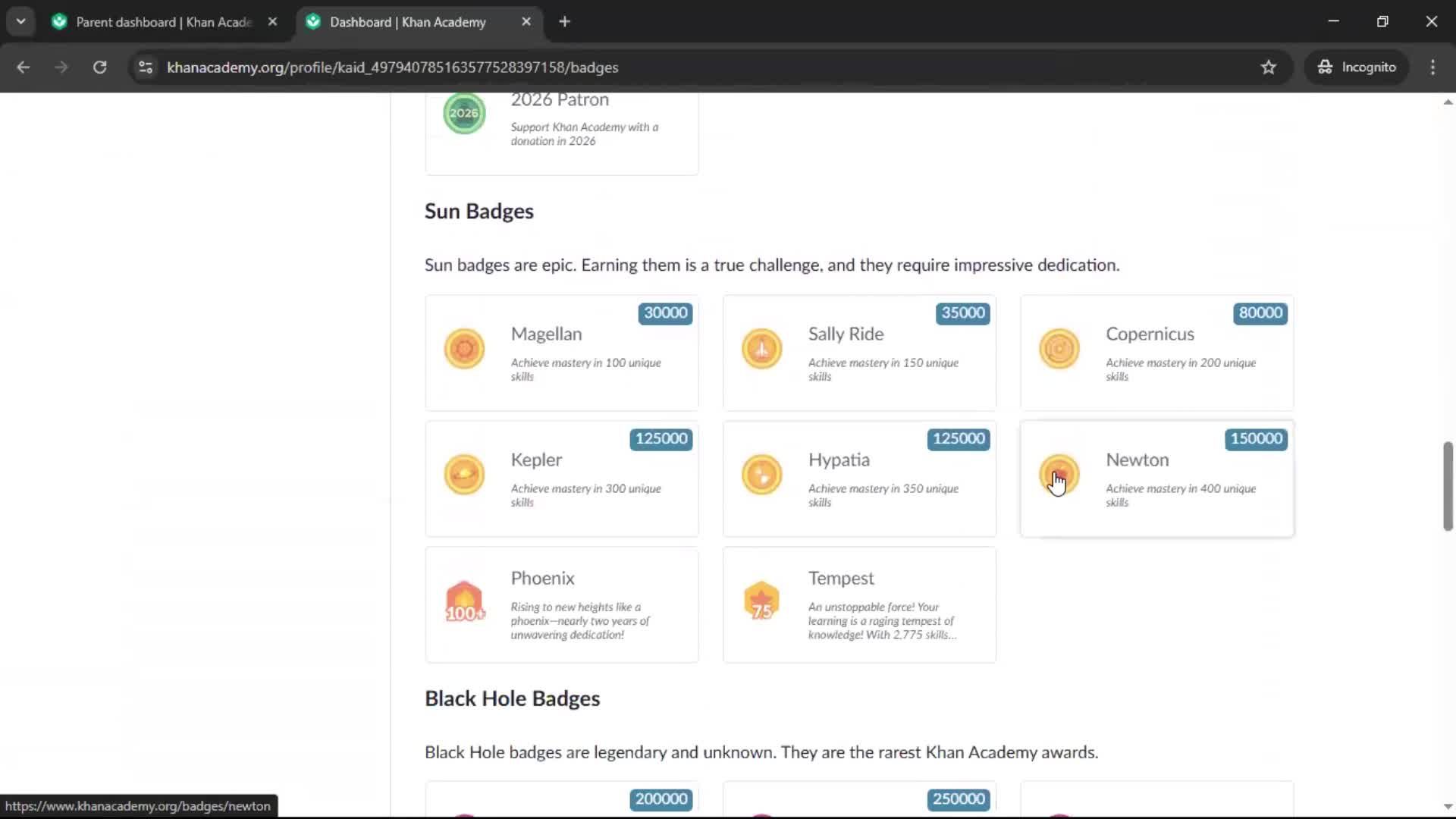 General browsing screenshot