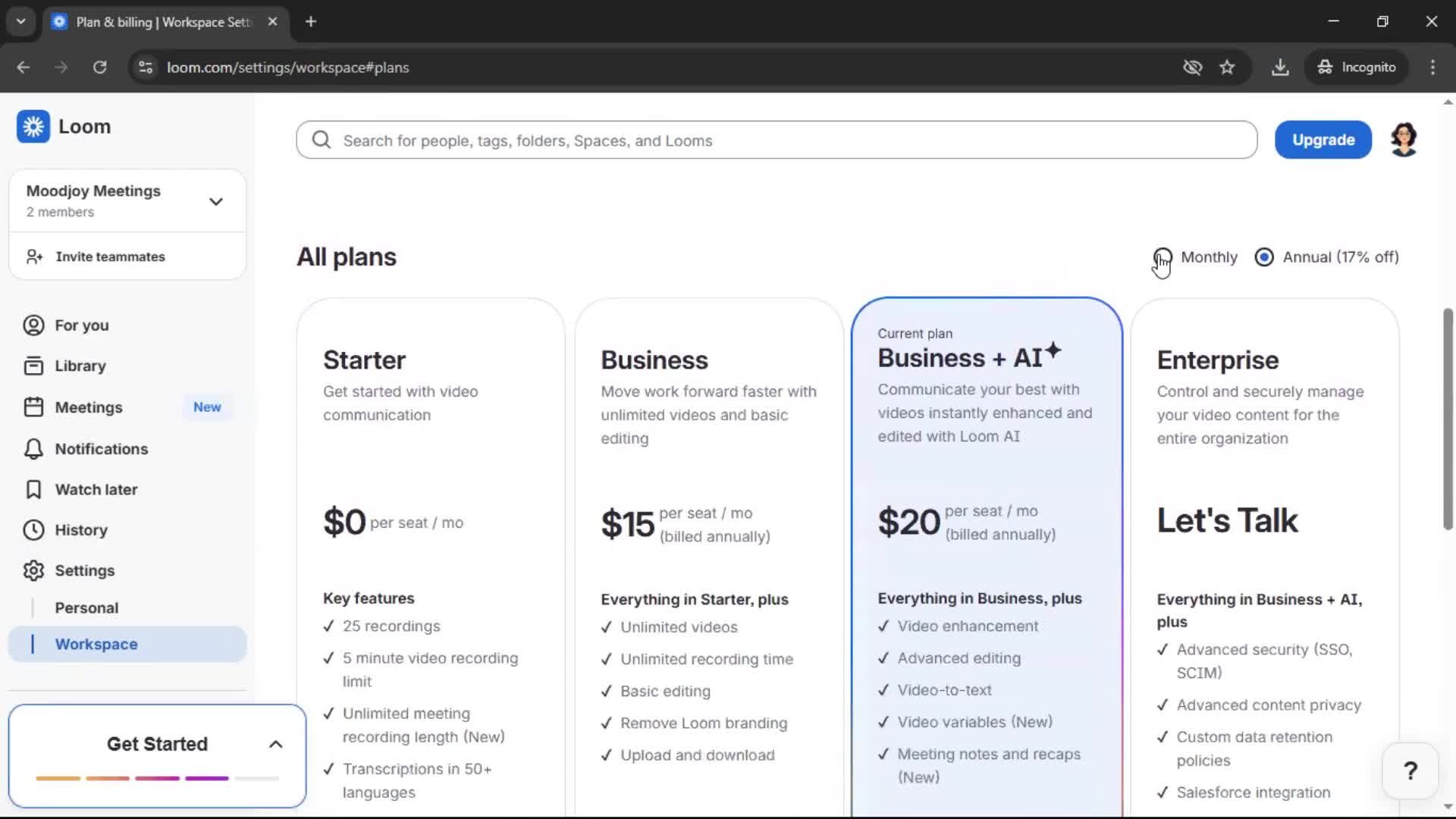General browsing screenshot
