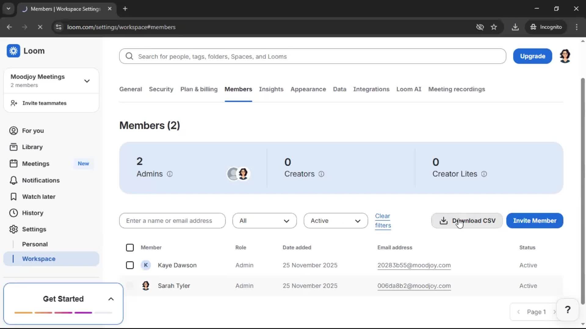 General browsing screenshot