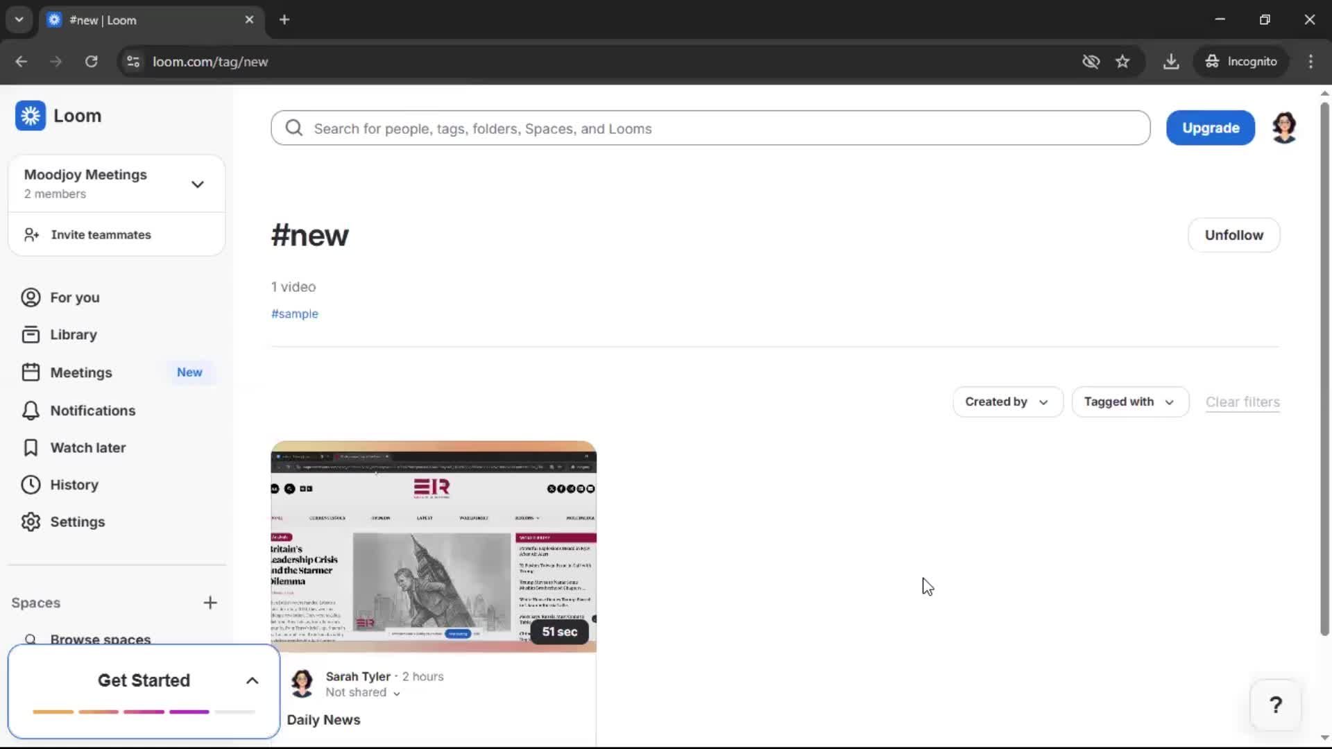 General browsing screenshot