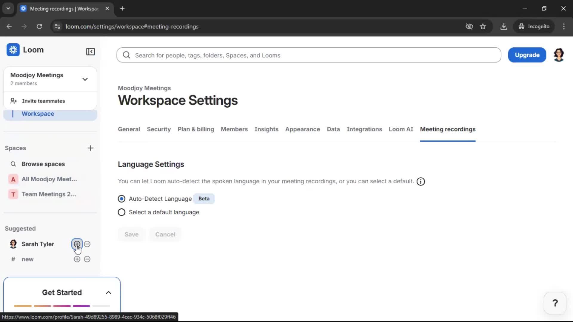 General browsing screenshot
