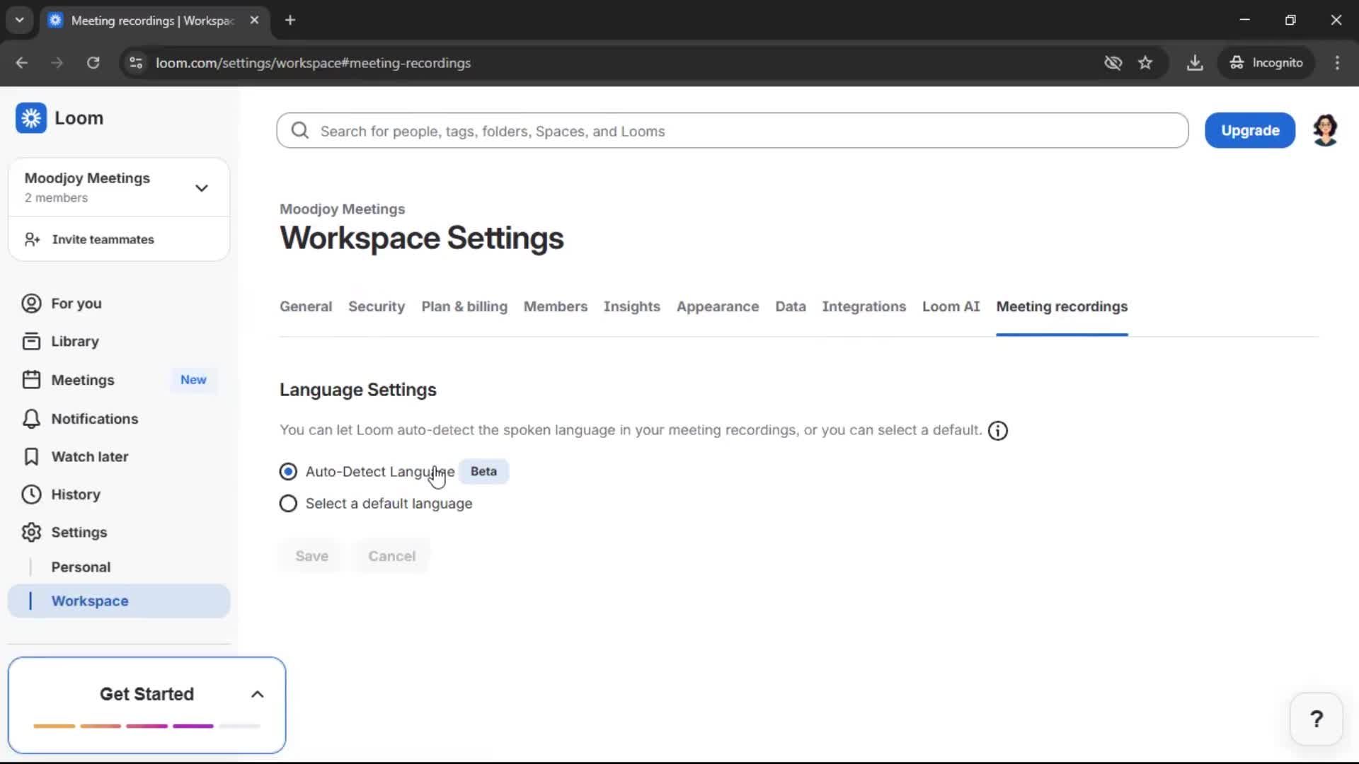 General browsing screenshot