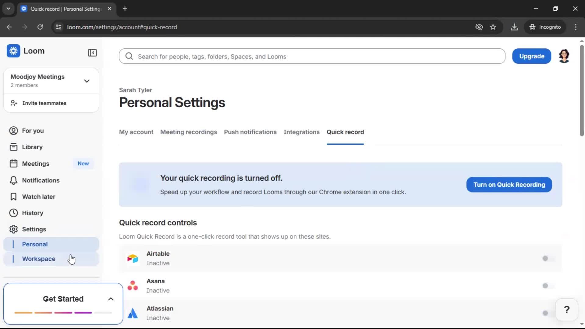 General browsing screenshot