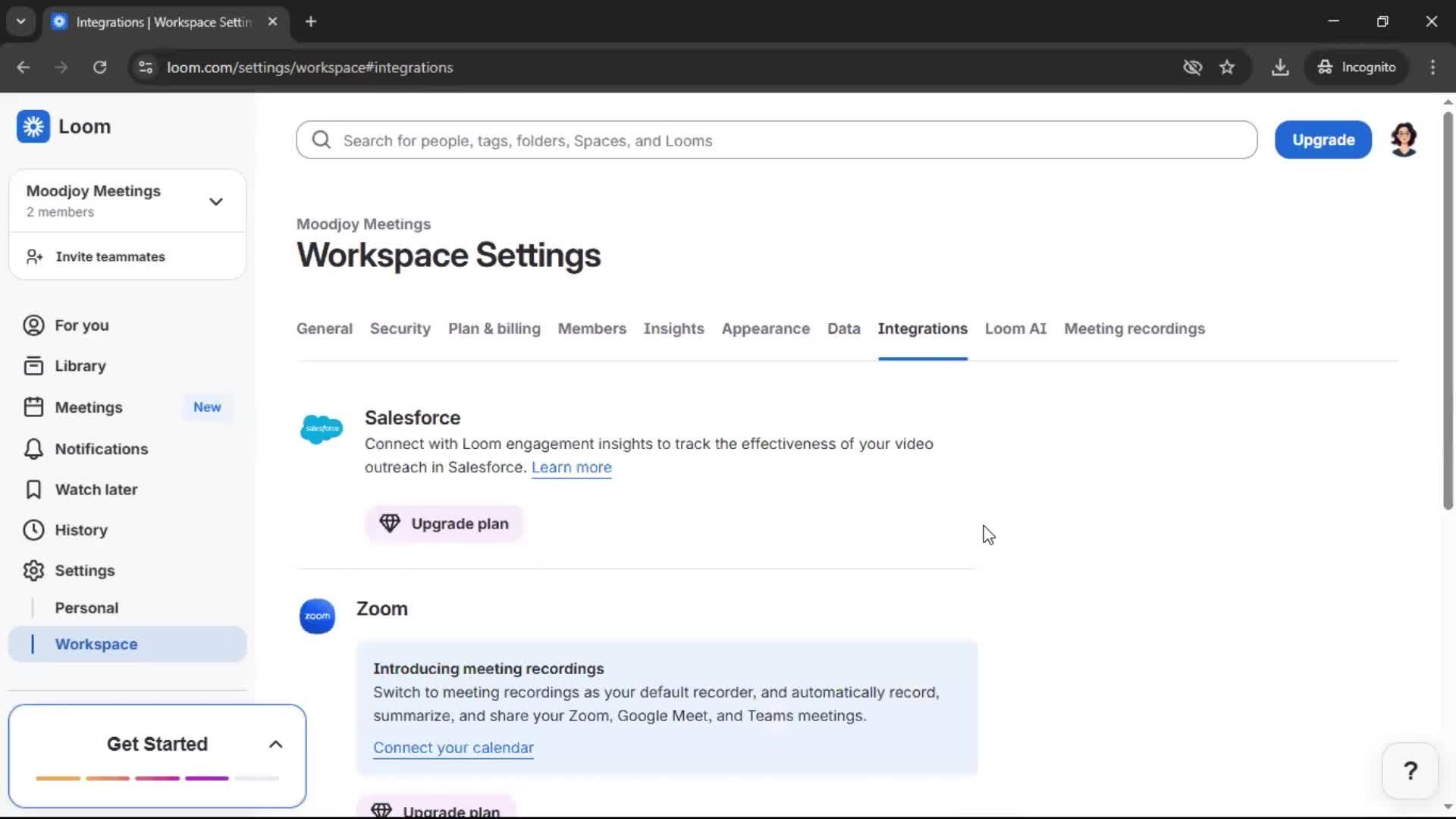 General browsing screenshot
