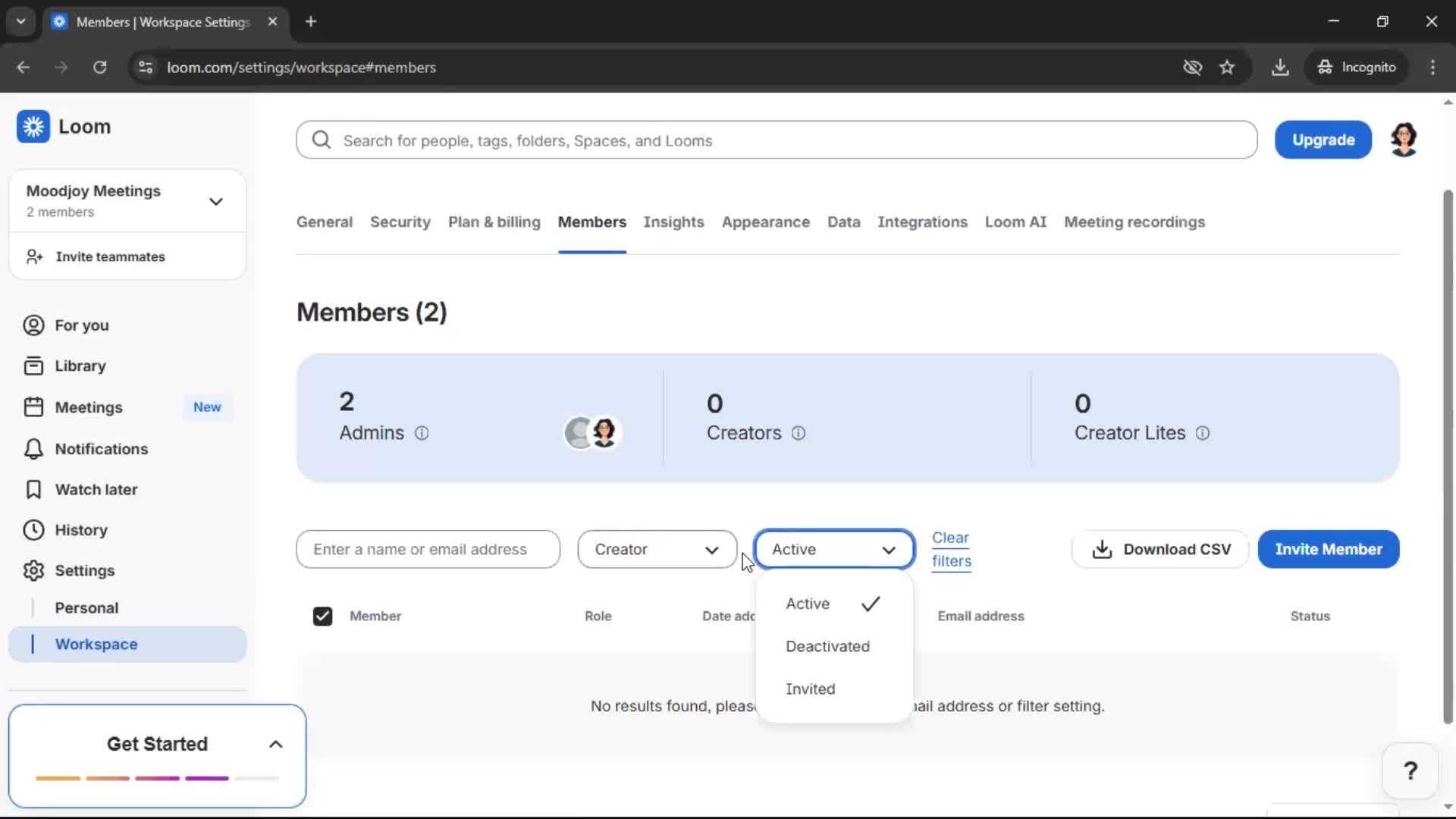 General browsing screenshot