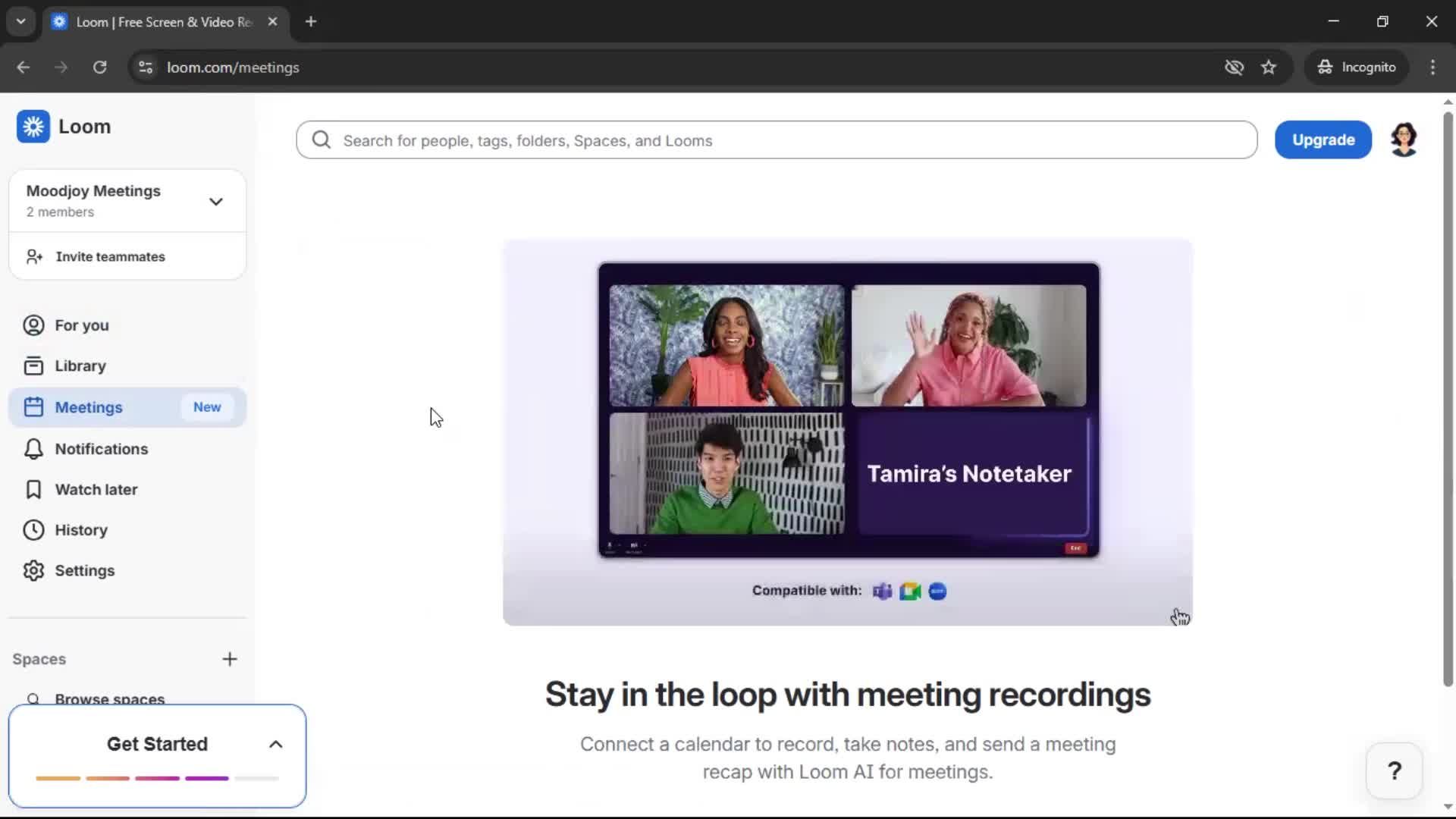 General browsing screenshot